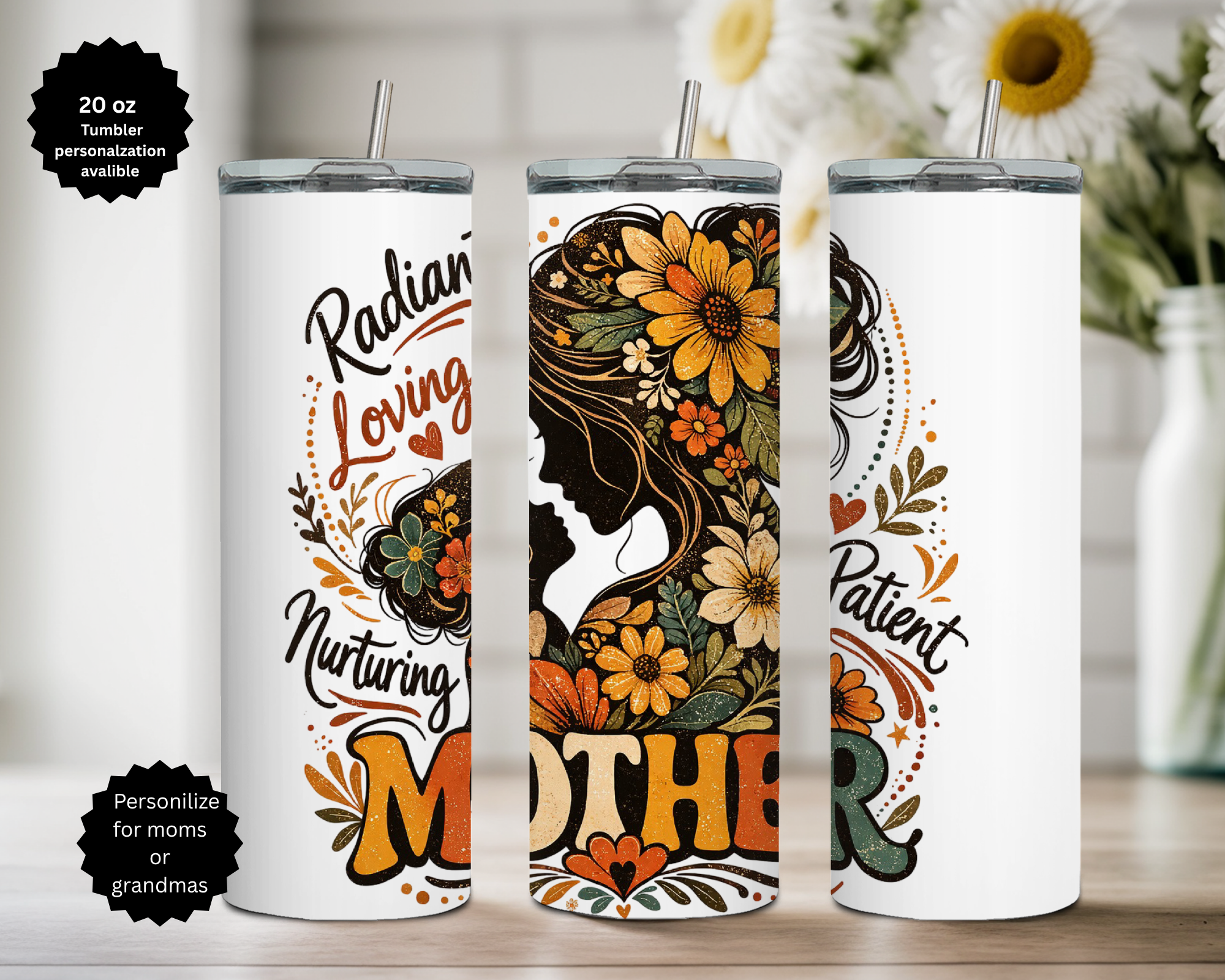 All Mother's 20 oz Stainless Steel Tumbler - Human, and Paws