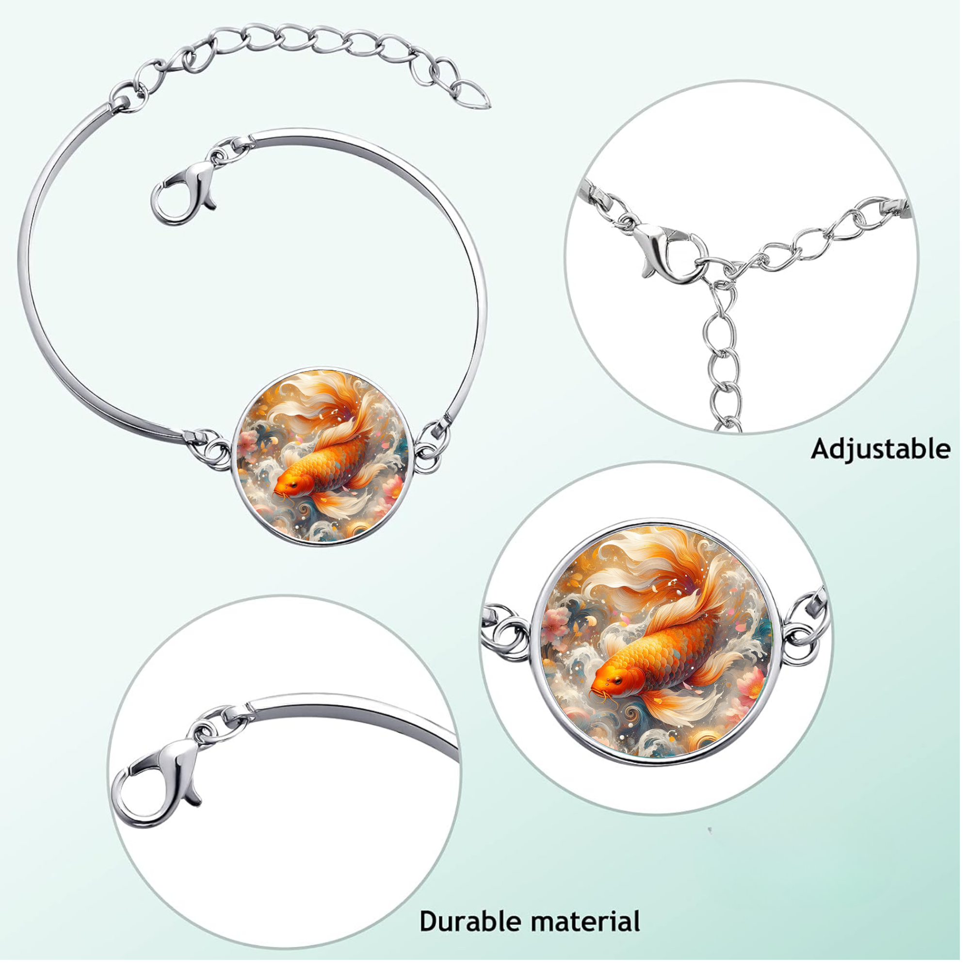Koi Fish Charm Bracelets