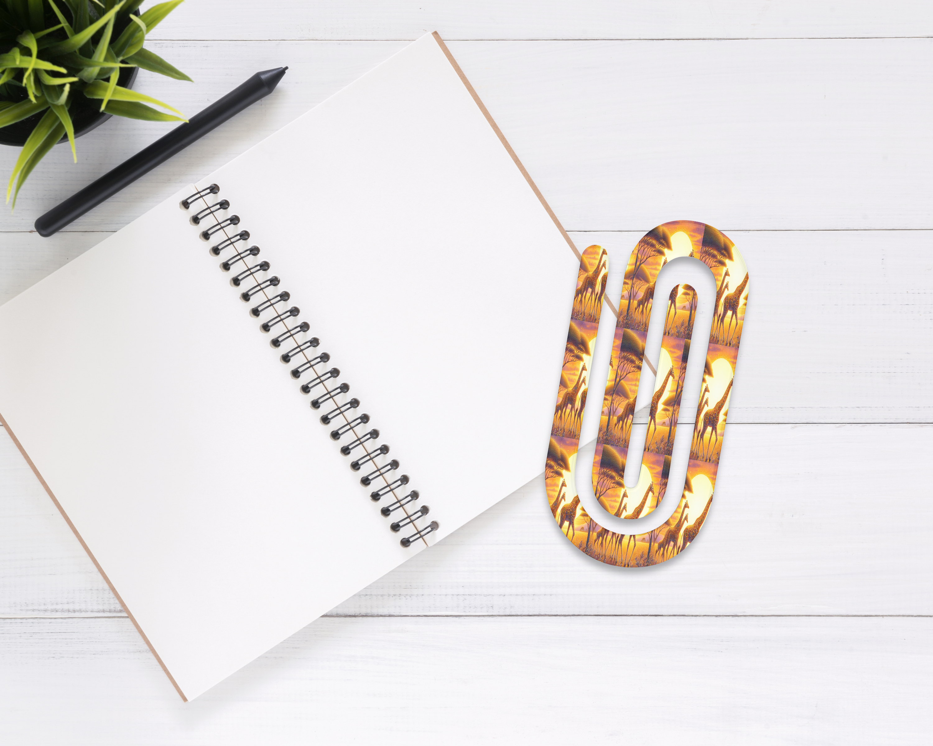 Happy Little Giraffe Planner Clips