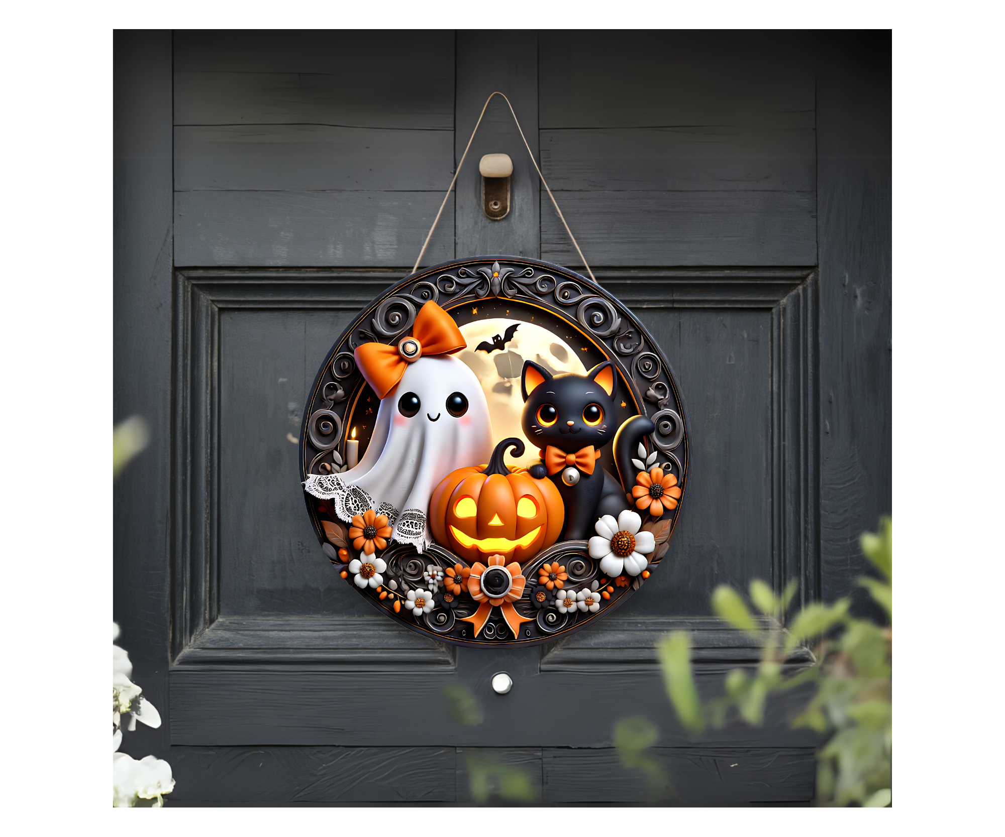 Spooky season Halloween Door signs
