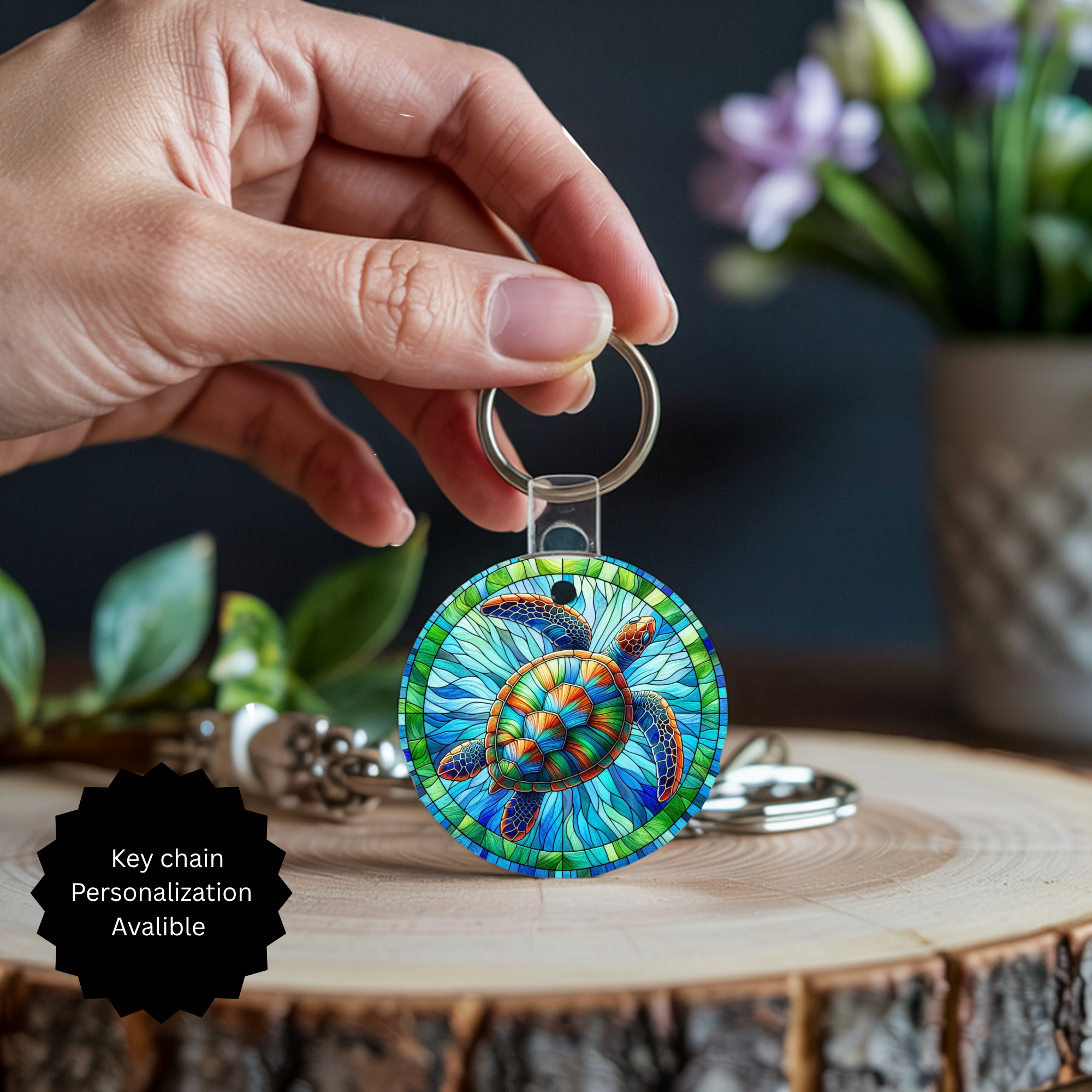 Sea Turtle Keychain