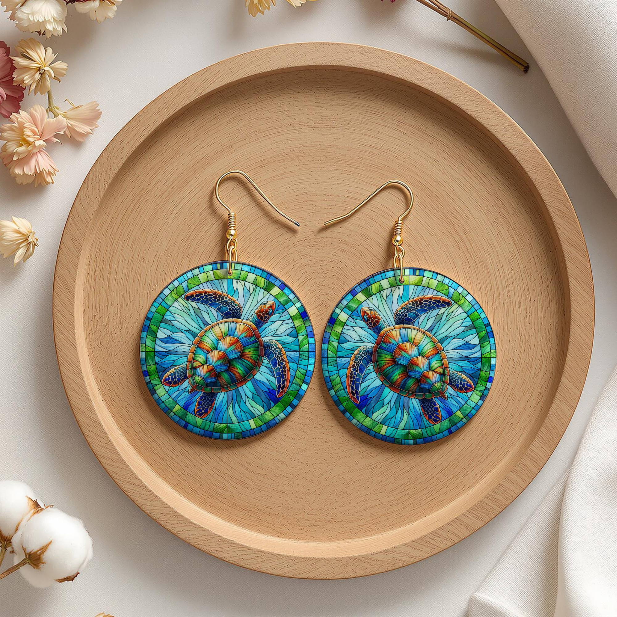 Sea Turtle Earrings — Choose Your Design