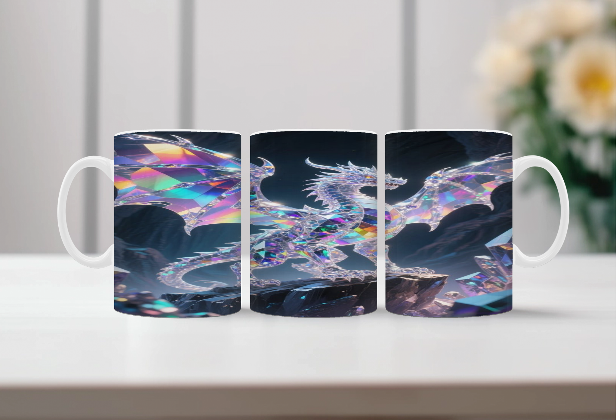 Majestic Dragon Scales Coffee Mug
