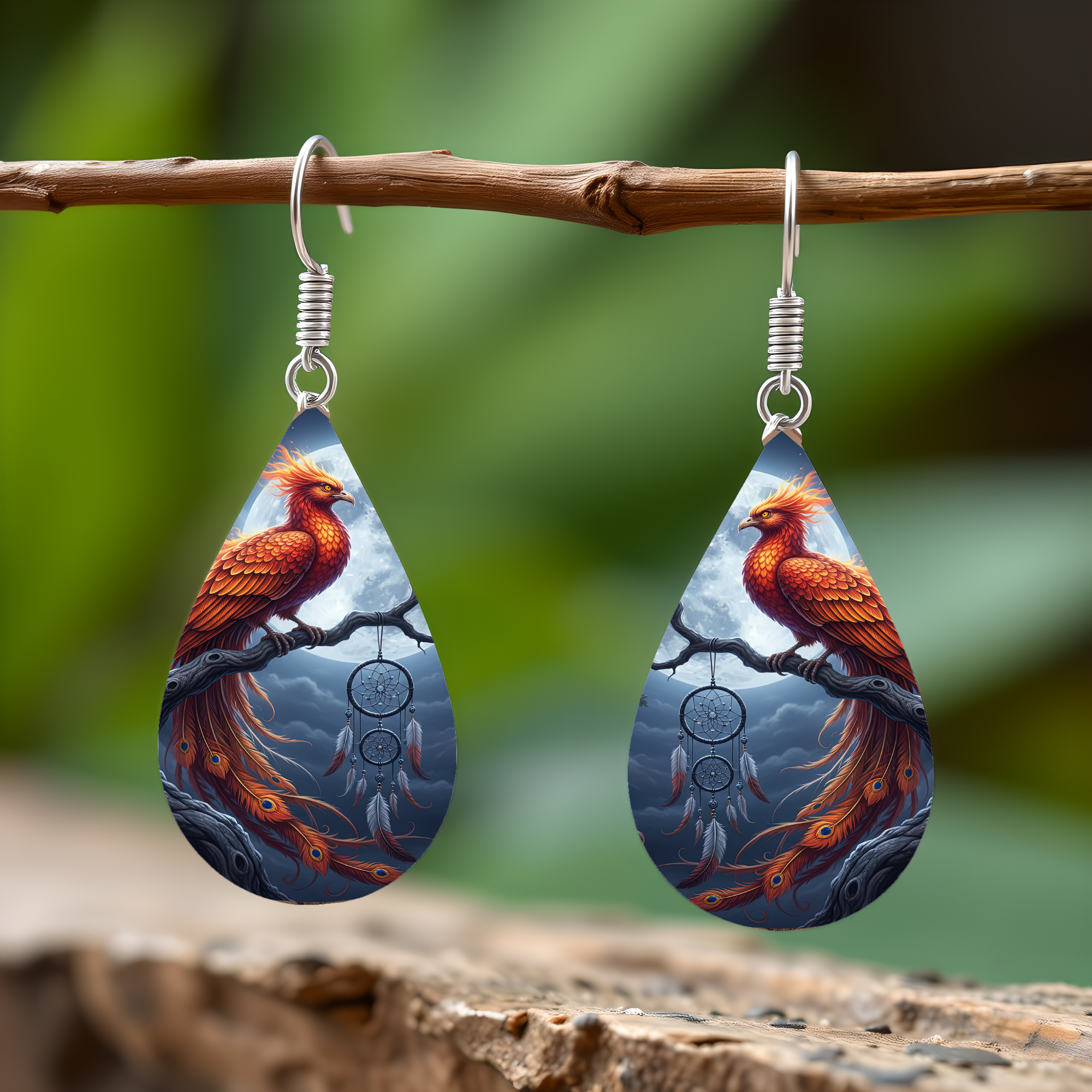 Phoenix Teardrop Earrings