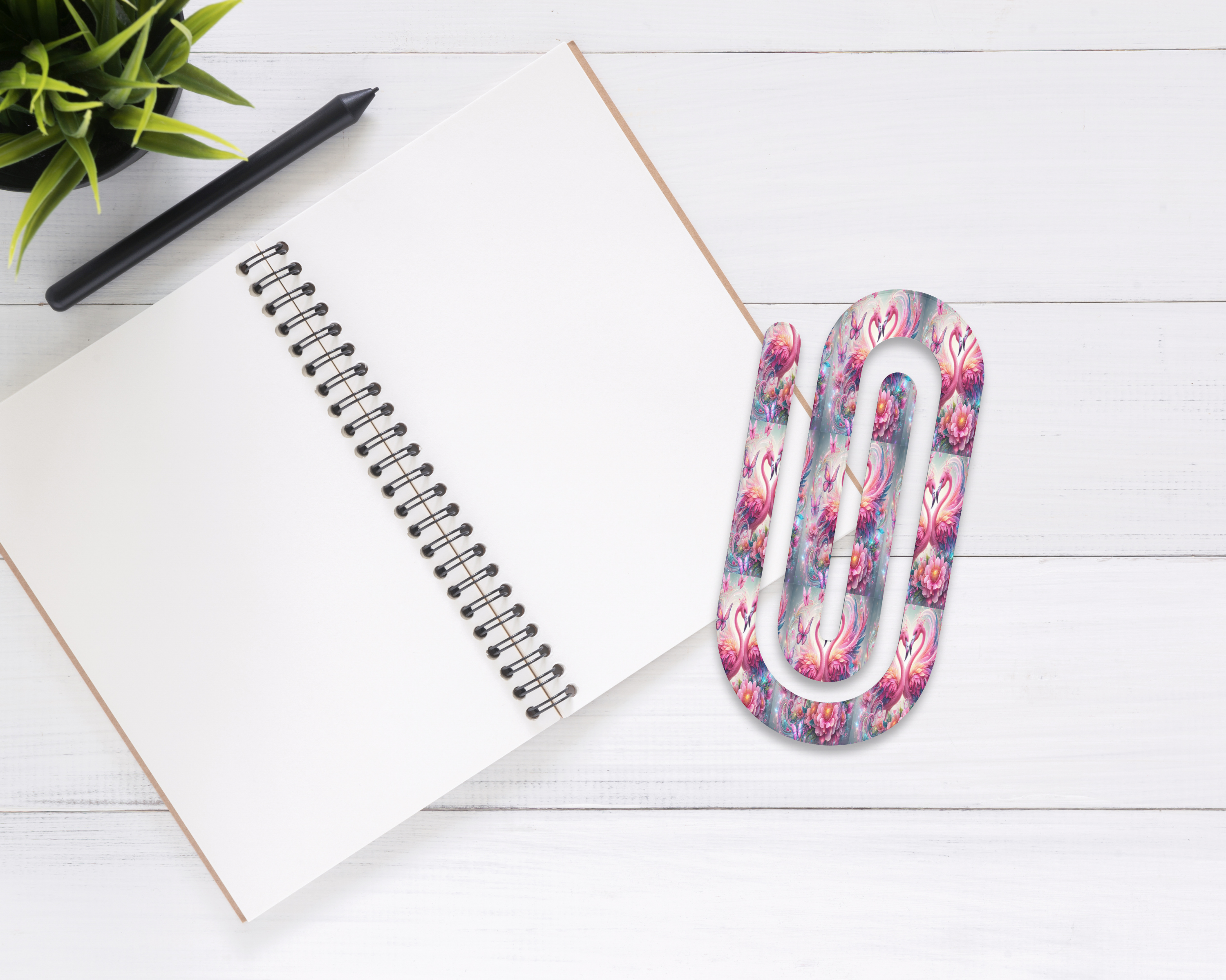 Flamingle Your Papers Jumbo Clips
