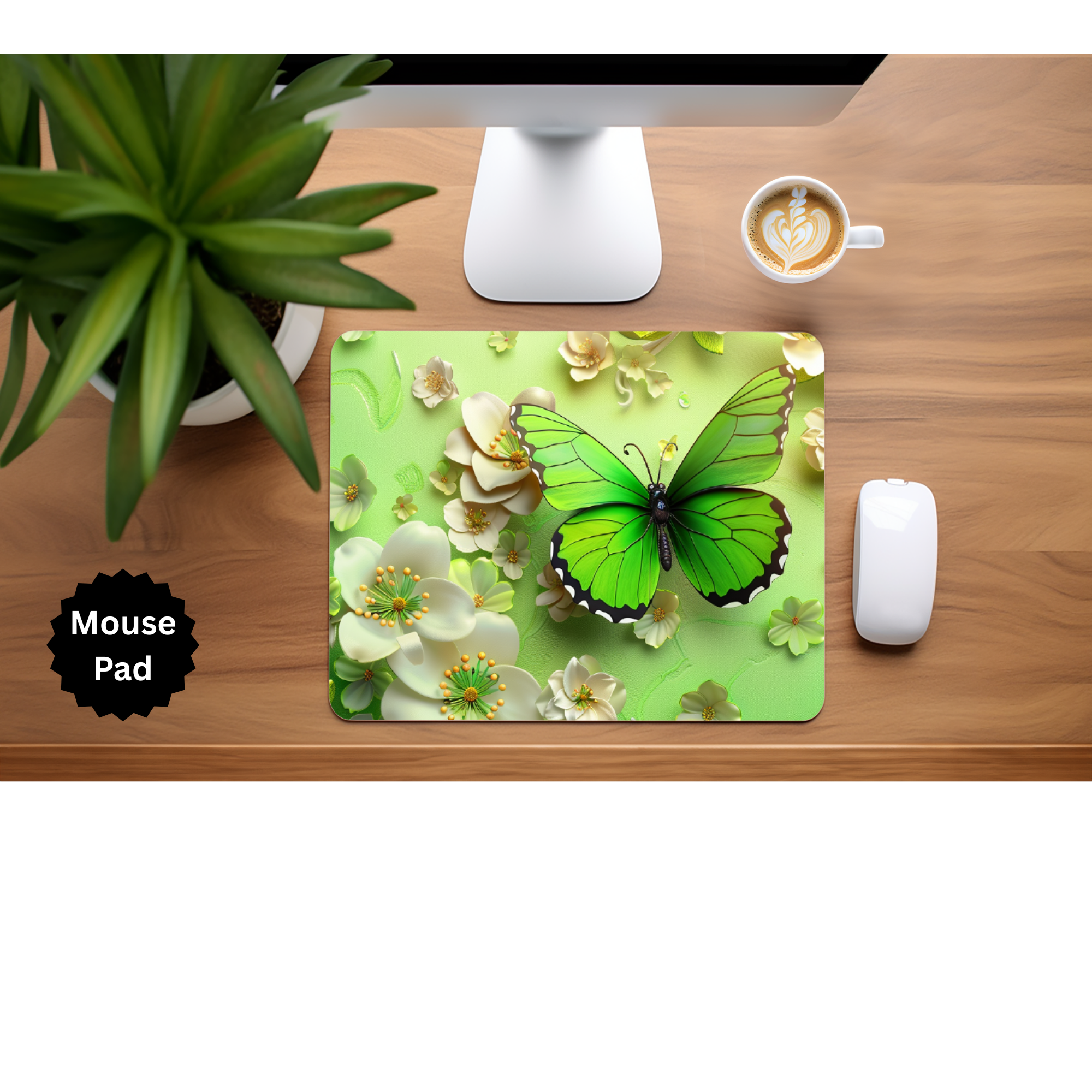 Butterfly mouse pad