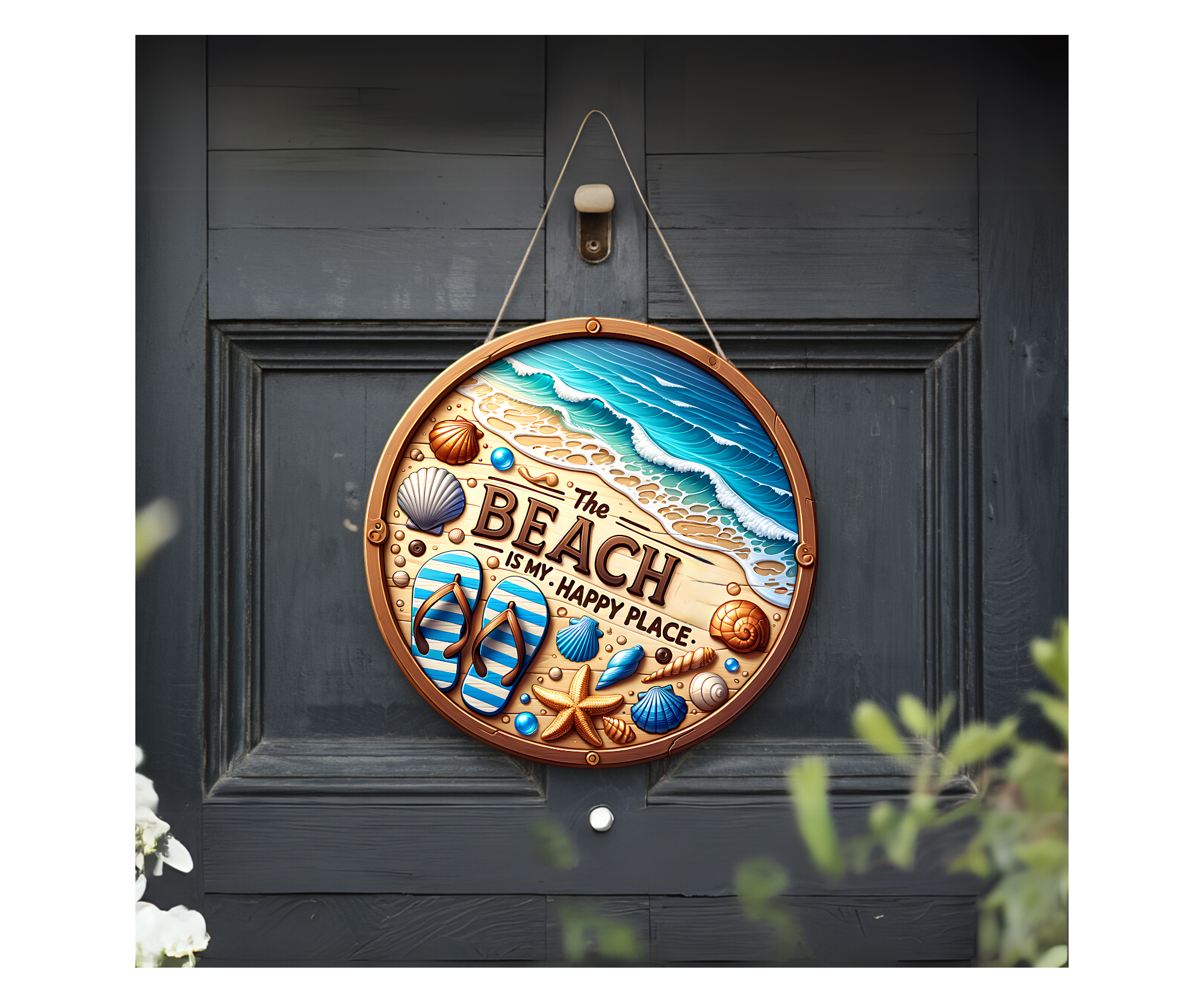 Salty Air Welcome Door Signs