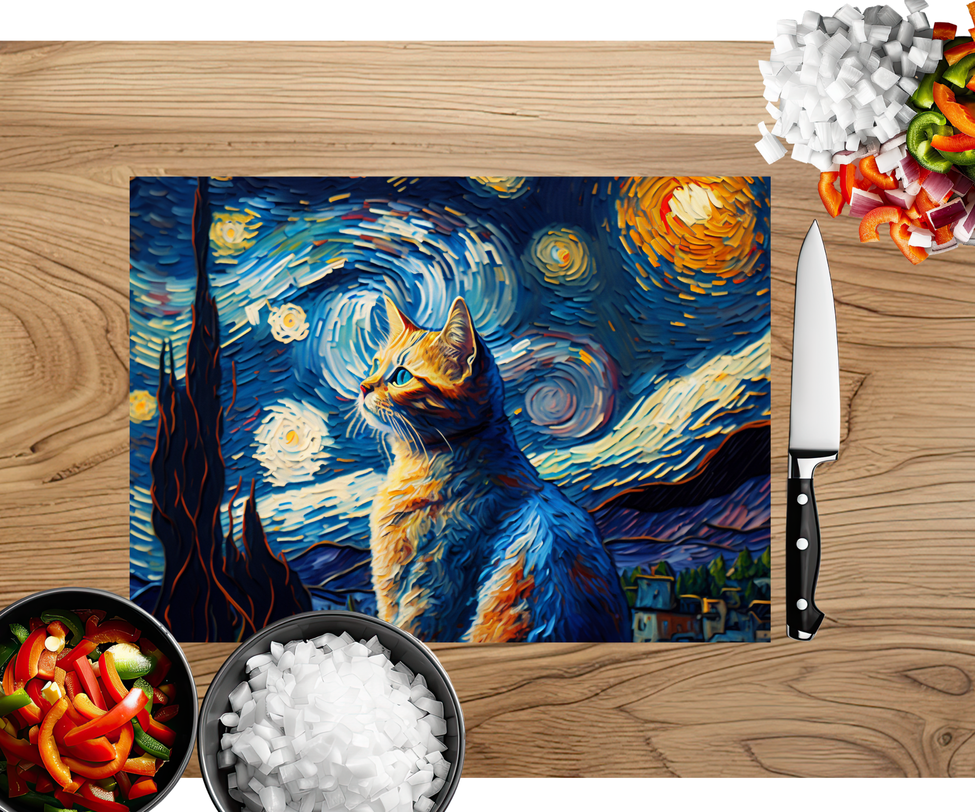 Purrfect Prep Cutting Board