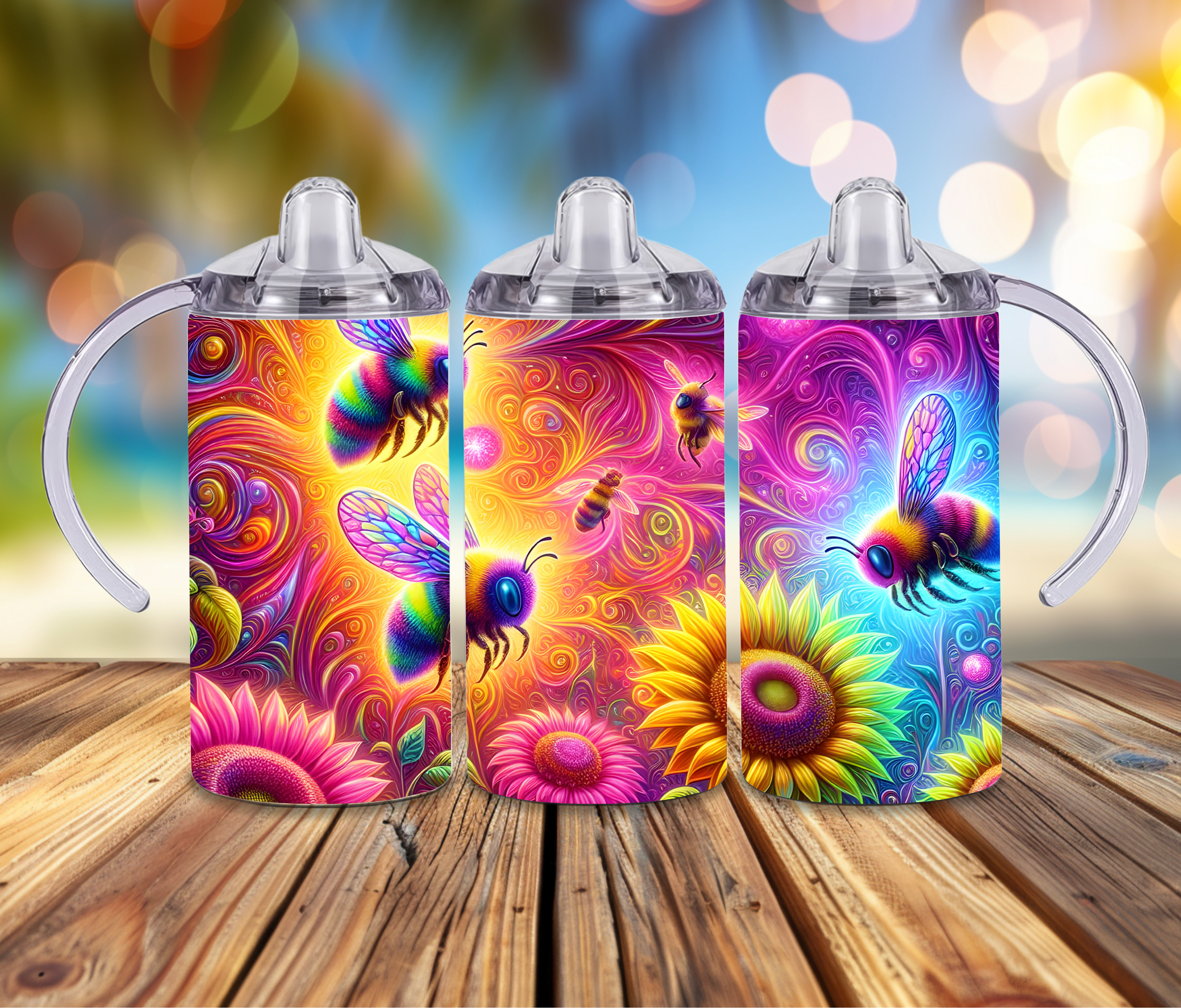 40 and 30 oz Honeybee Stainless Steel Tumblers. Multiple Images Available