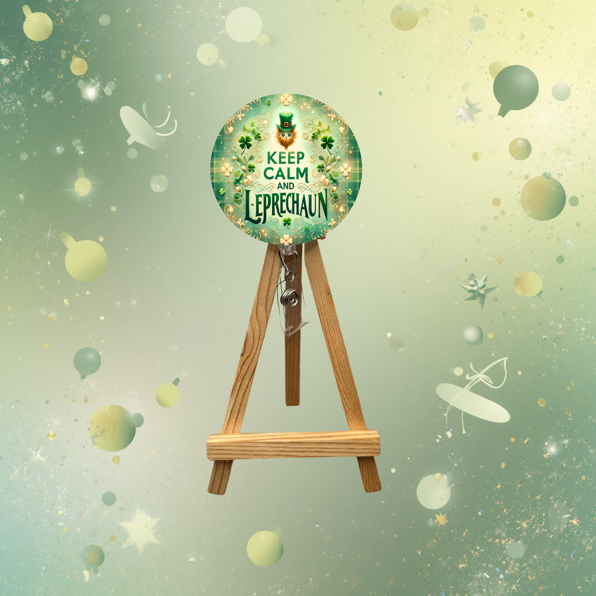 Lucky Charm Badge Pull for St. Patrick’s Day