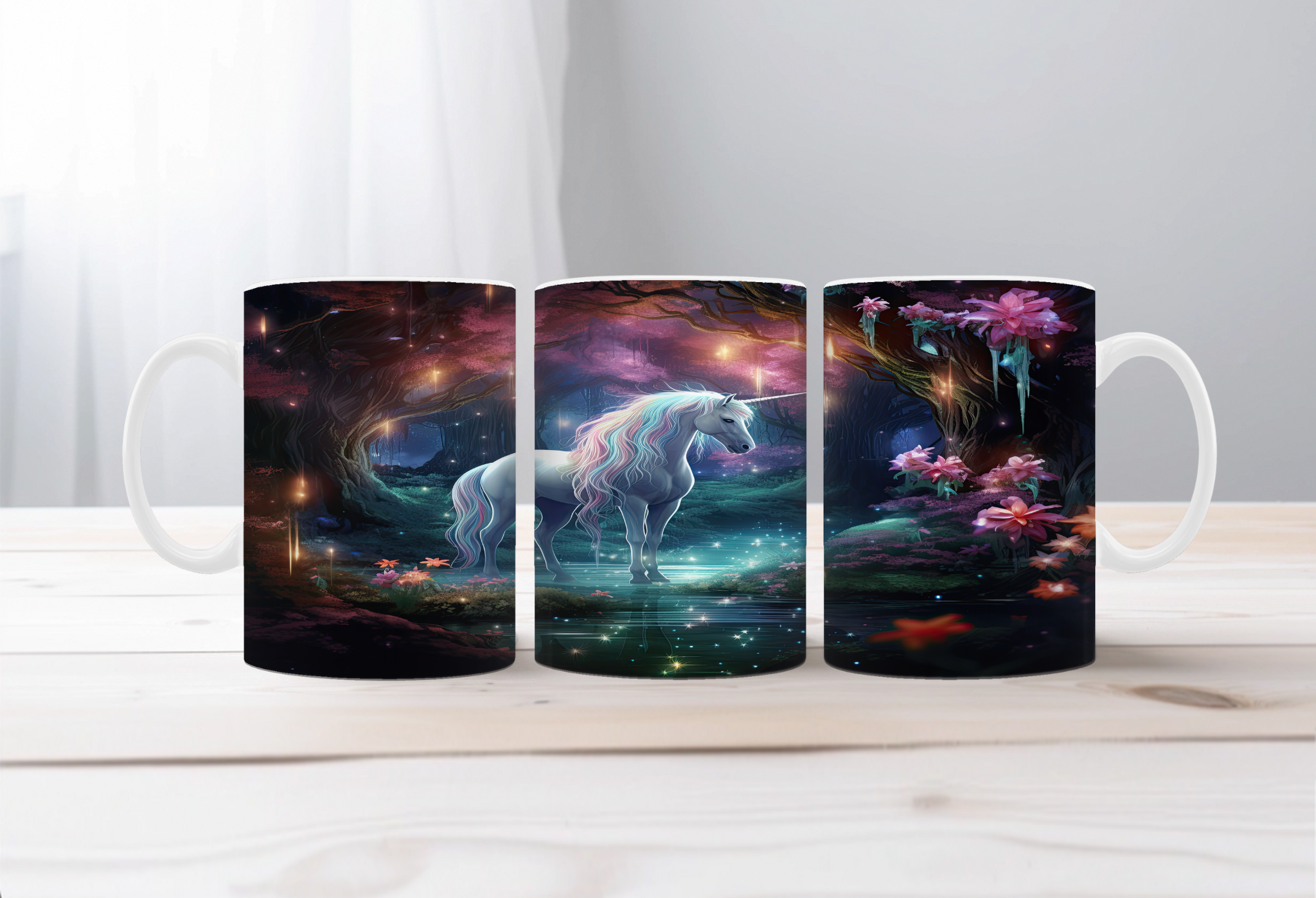 Magical Unicorn Stainless Steel Tumblers. Multiple Sizes and Images Available.