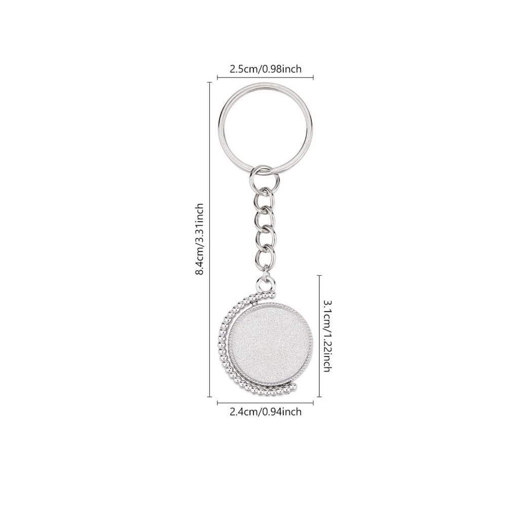 Sea Turtle Bezel Keychain — Choose Your Design