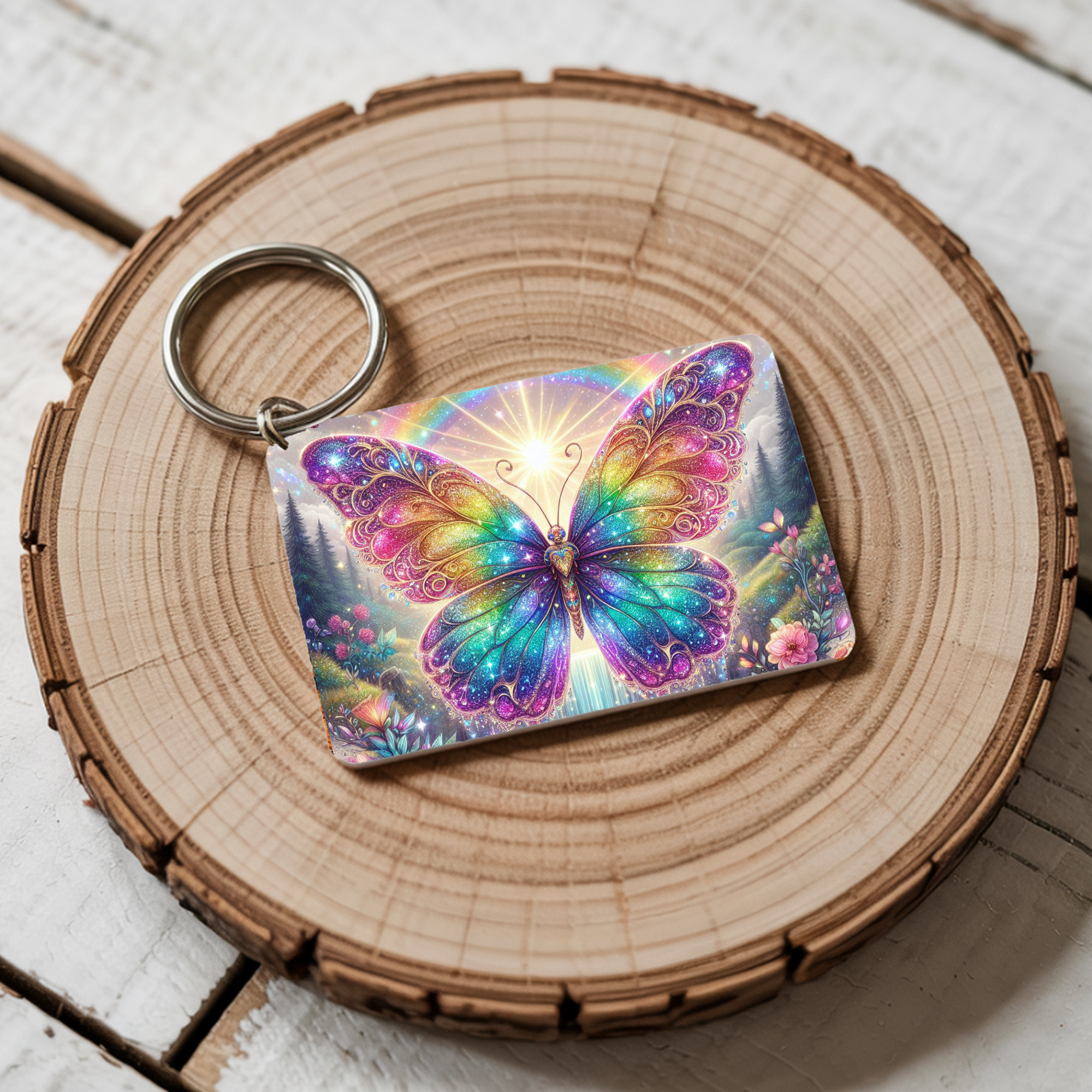 Butterfly Keychain