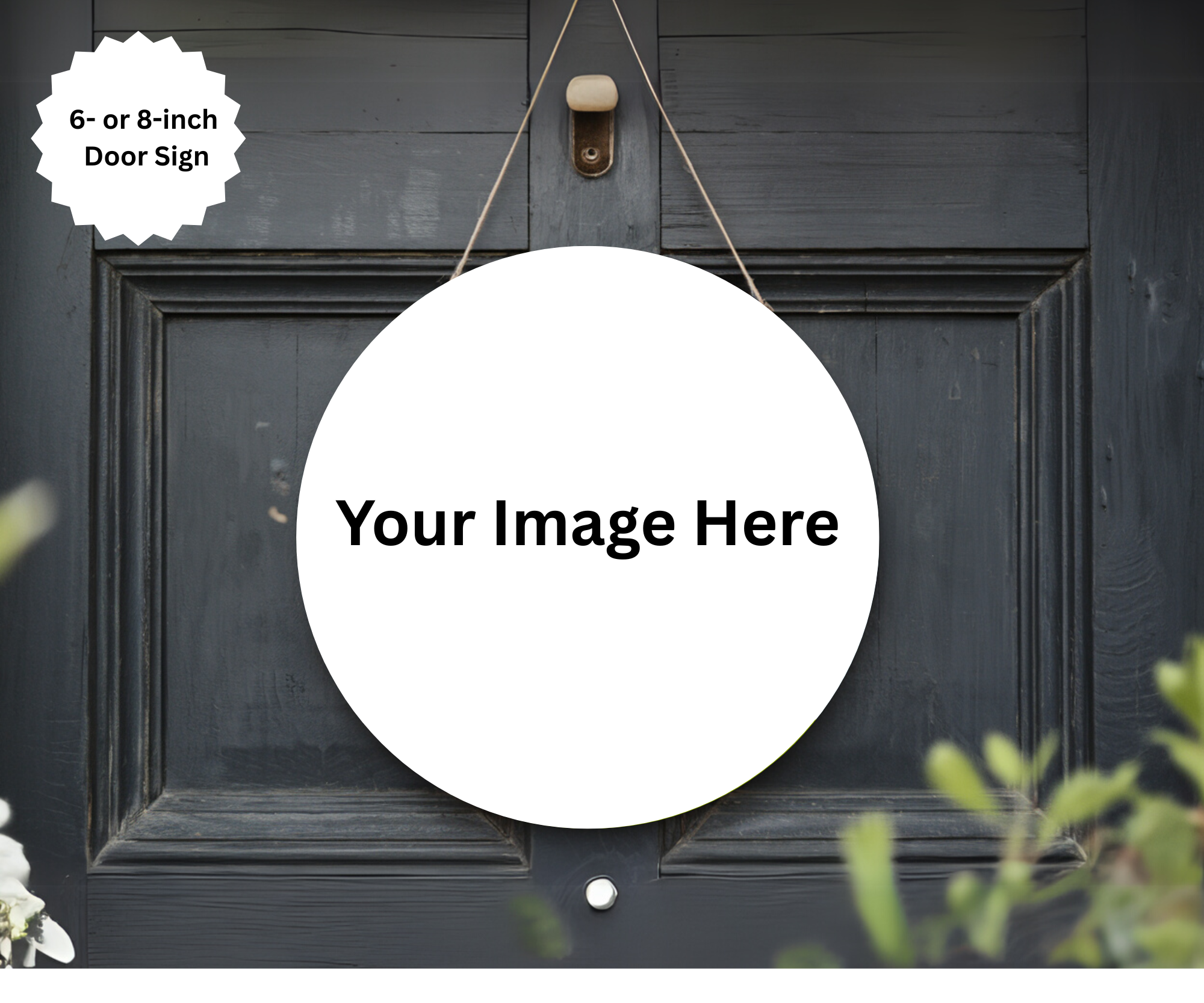 Butterfly Door Signs, Multiple images options.