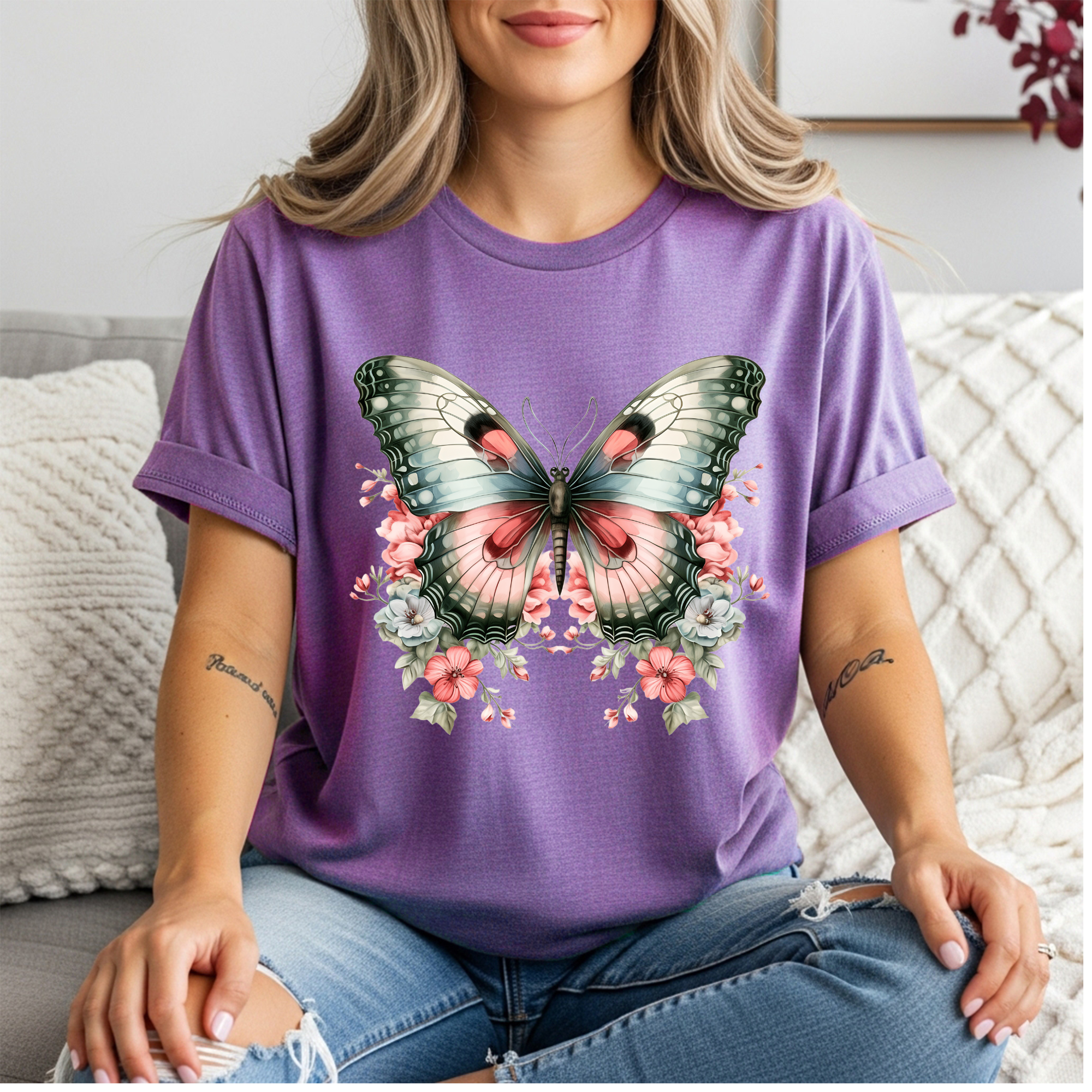 Victorian Butterfly Tee