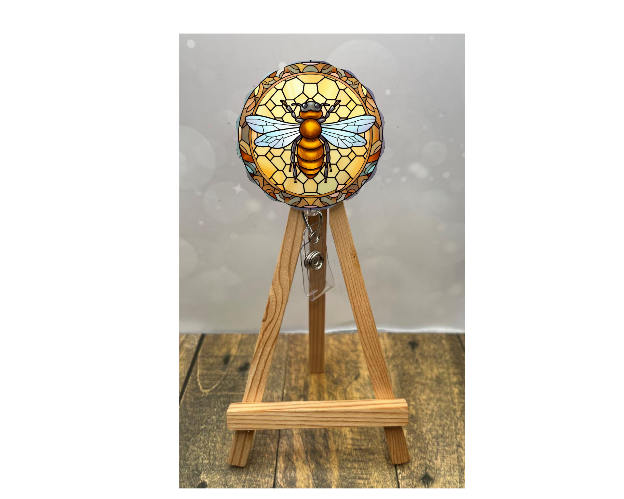 Honeybee badge pulls. Bee cute. Bee bright. Bee you! 🐝💛Multiple Images available. Add beads or shimmer glitter options.
