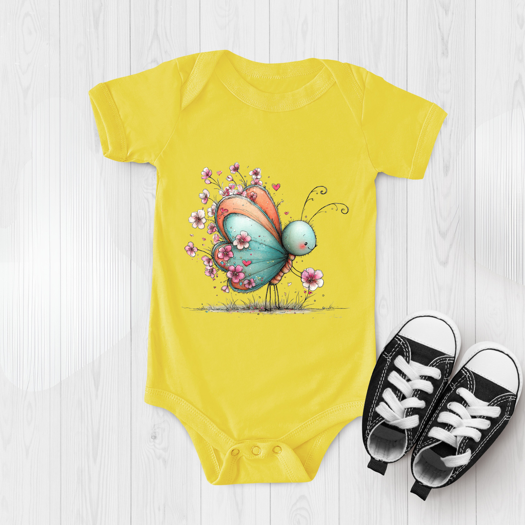 Butterfly Whimsy Baby Onesie