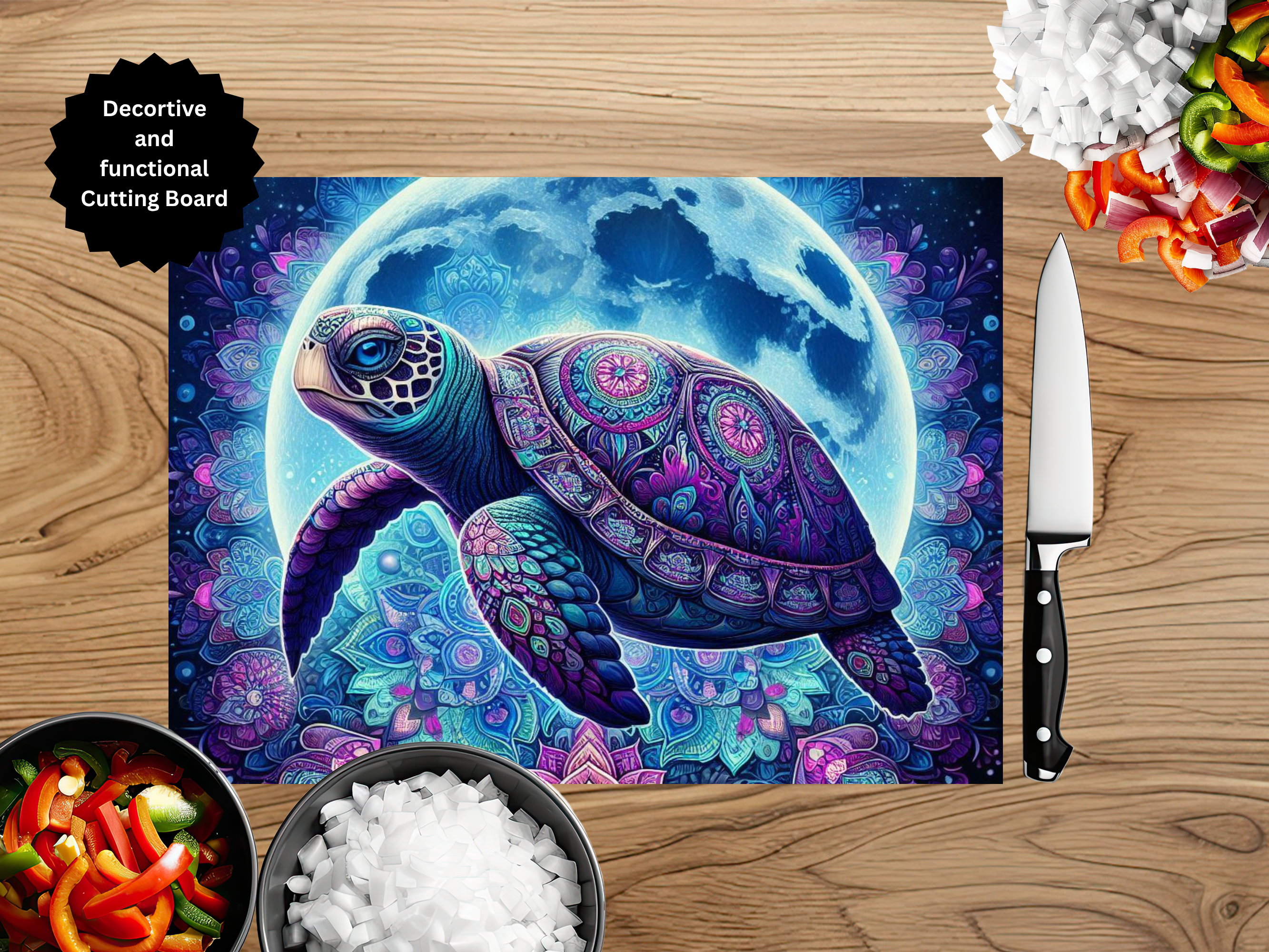 Sea Turtle Cutting Board
