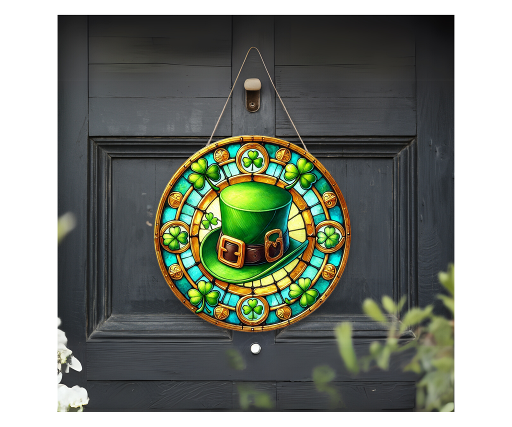 Lucky Charm Front Door Sign – St. Patrick’s Day Edition