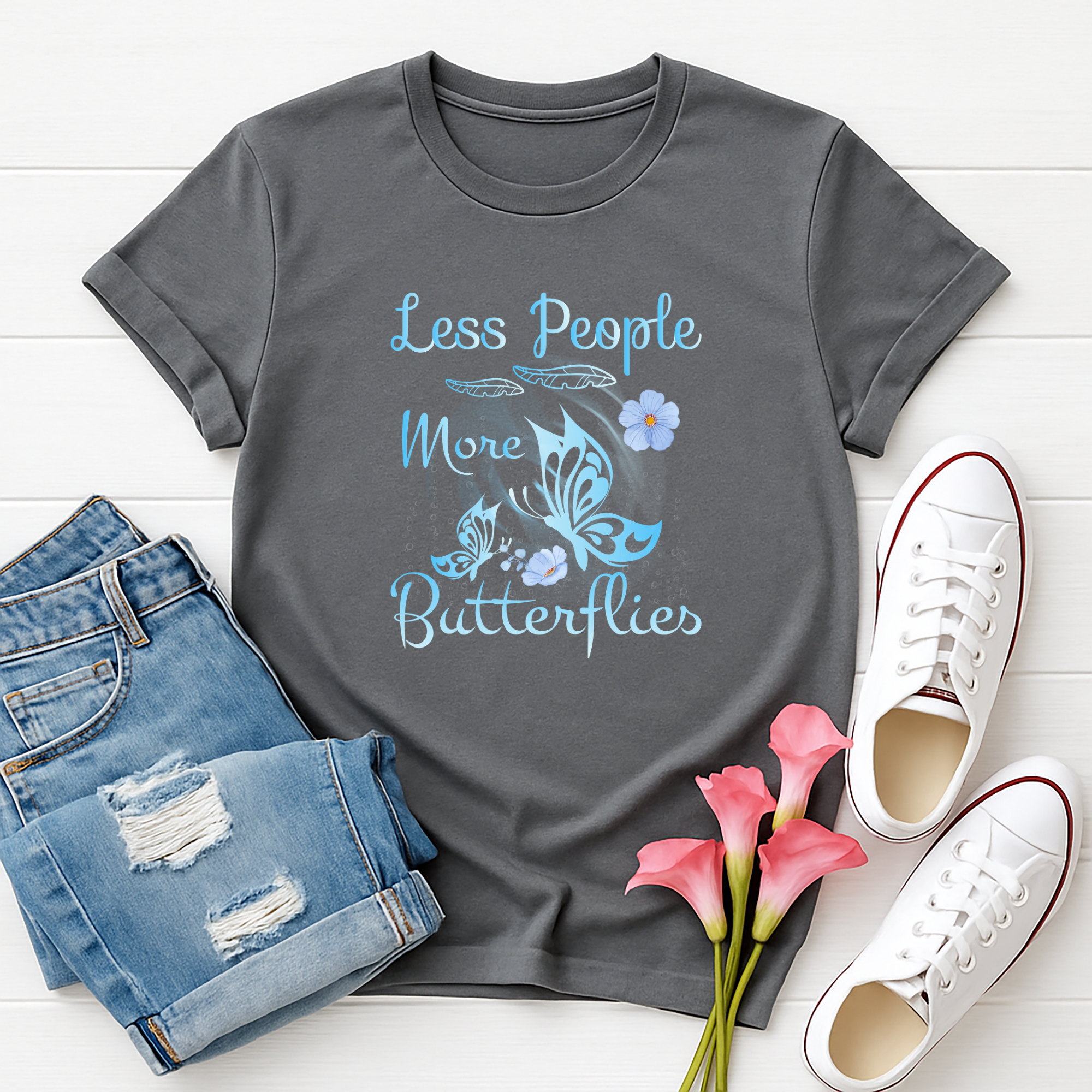 More Butterflies Graphic Tee