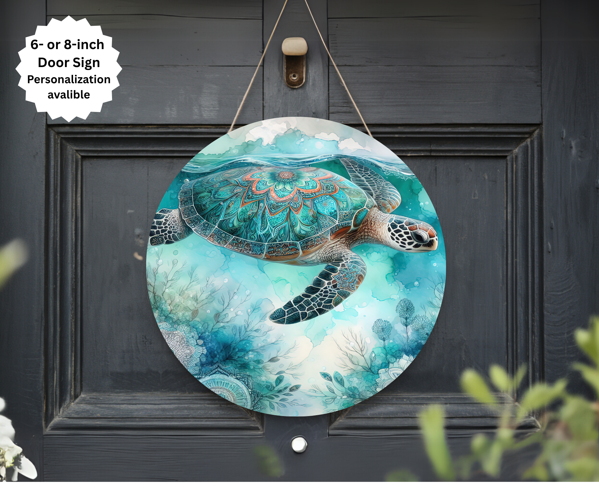 Sea Turtle Door Signs