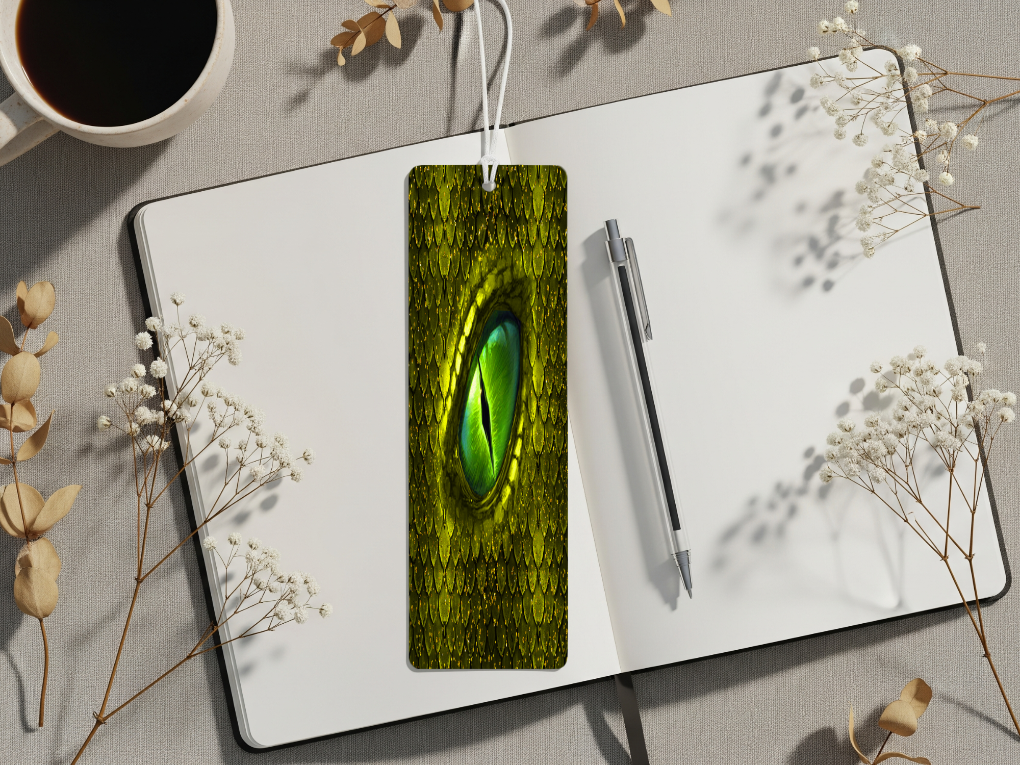 Aluminum Metal Bookmarks, Dragon Images. Mark your place in every adventure with a mystical dragon companion