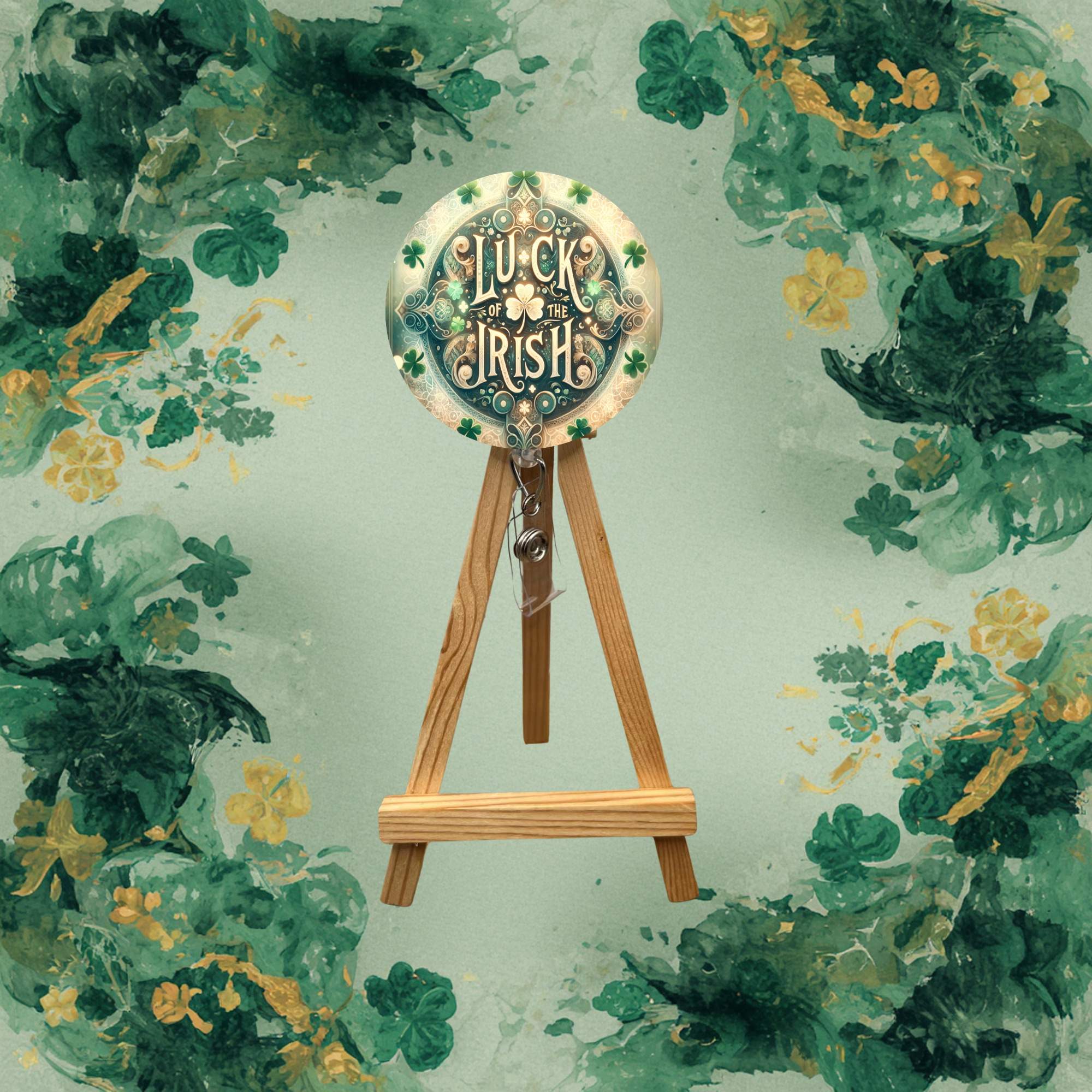 Lucky Charm Badge Pull for St. Patrick’s Day