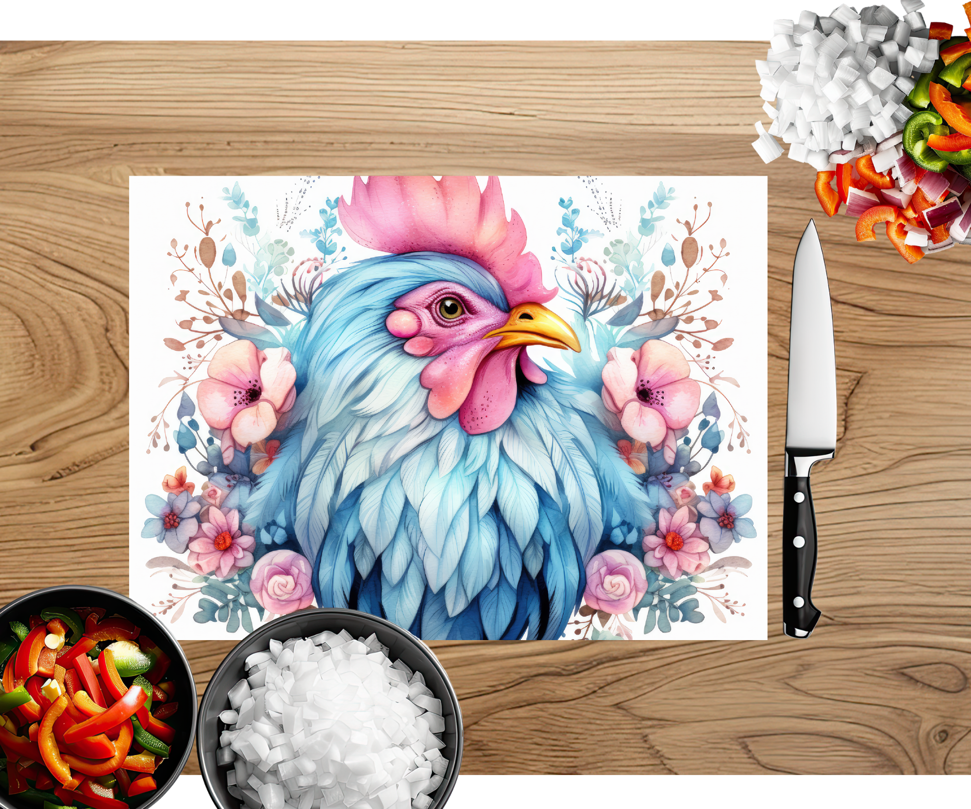 Cluck and Chop Chicken Cutting Boards