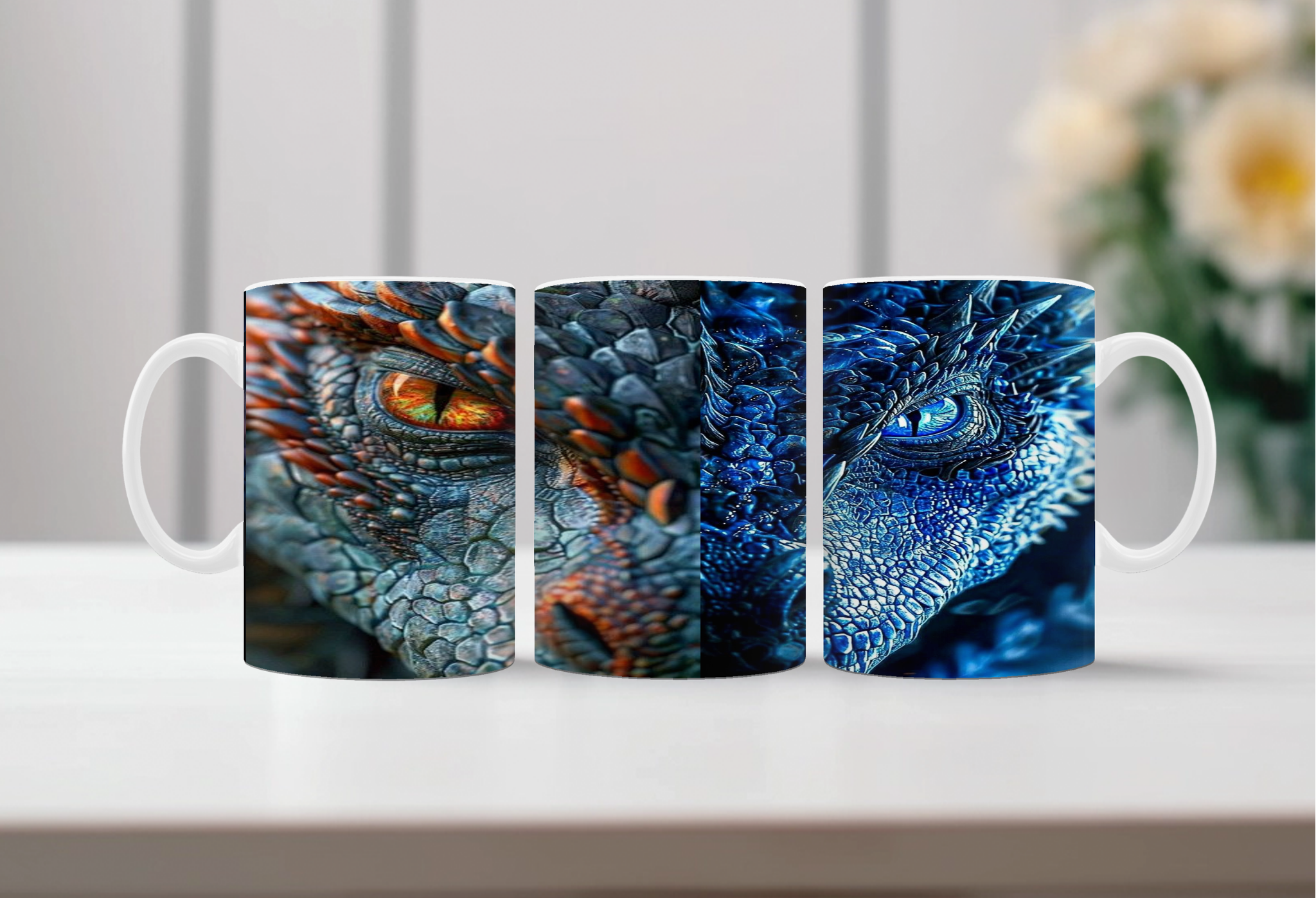 Majestic Dragon Scales Coffee Mug