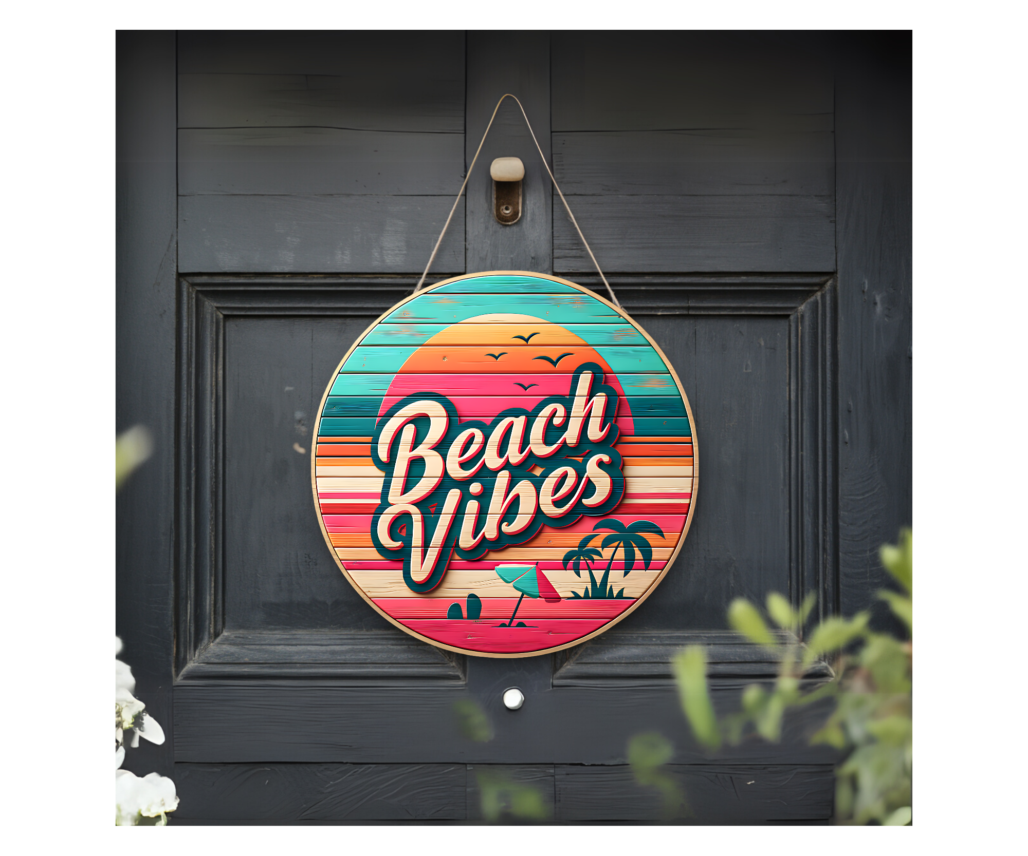 Salty Air Welcome Door Signs
