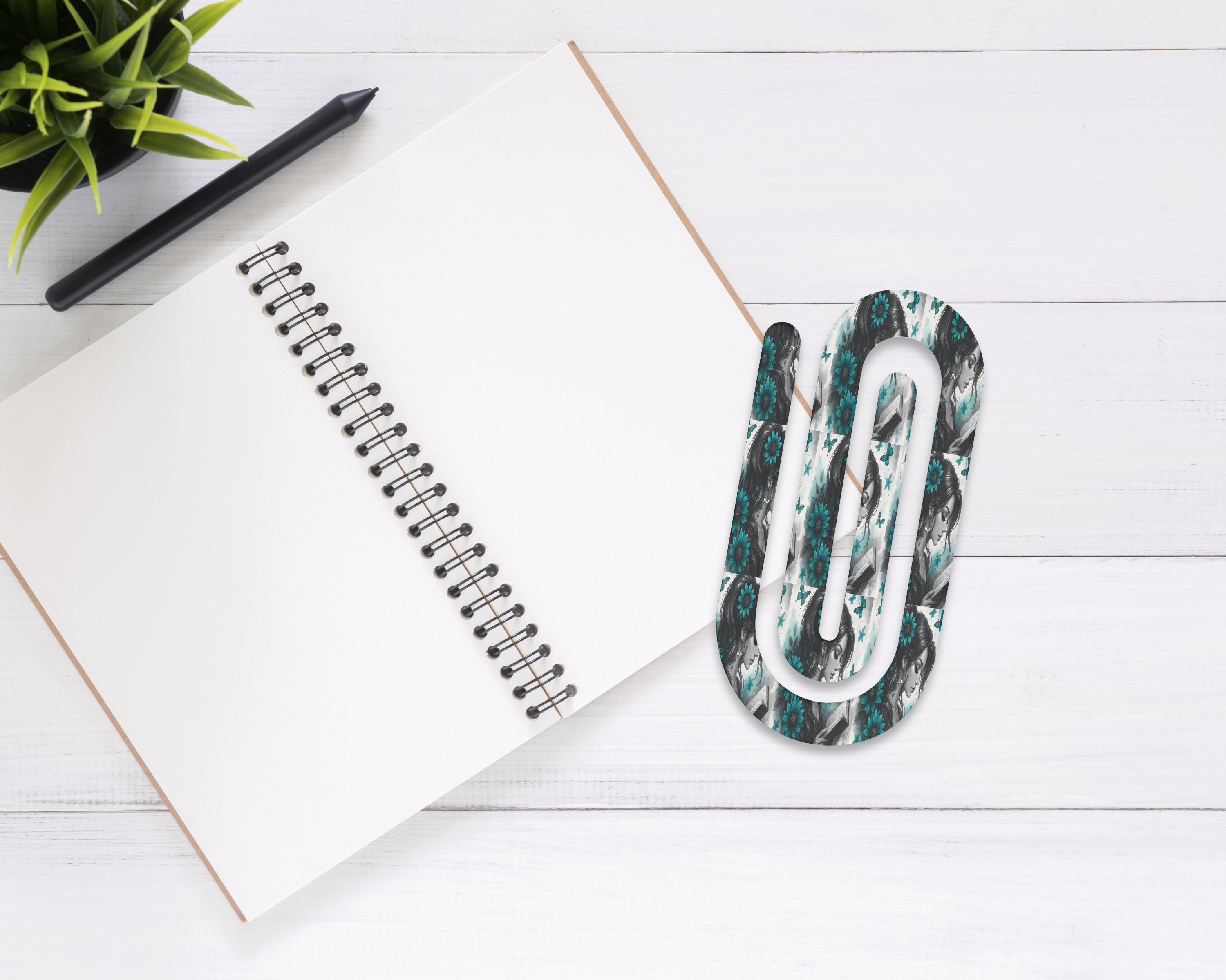 Chapter Clips Book‑Themed Jumbo Paper Clips