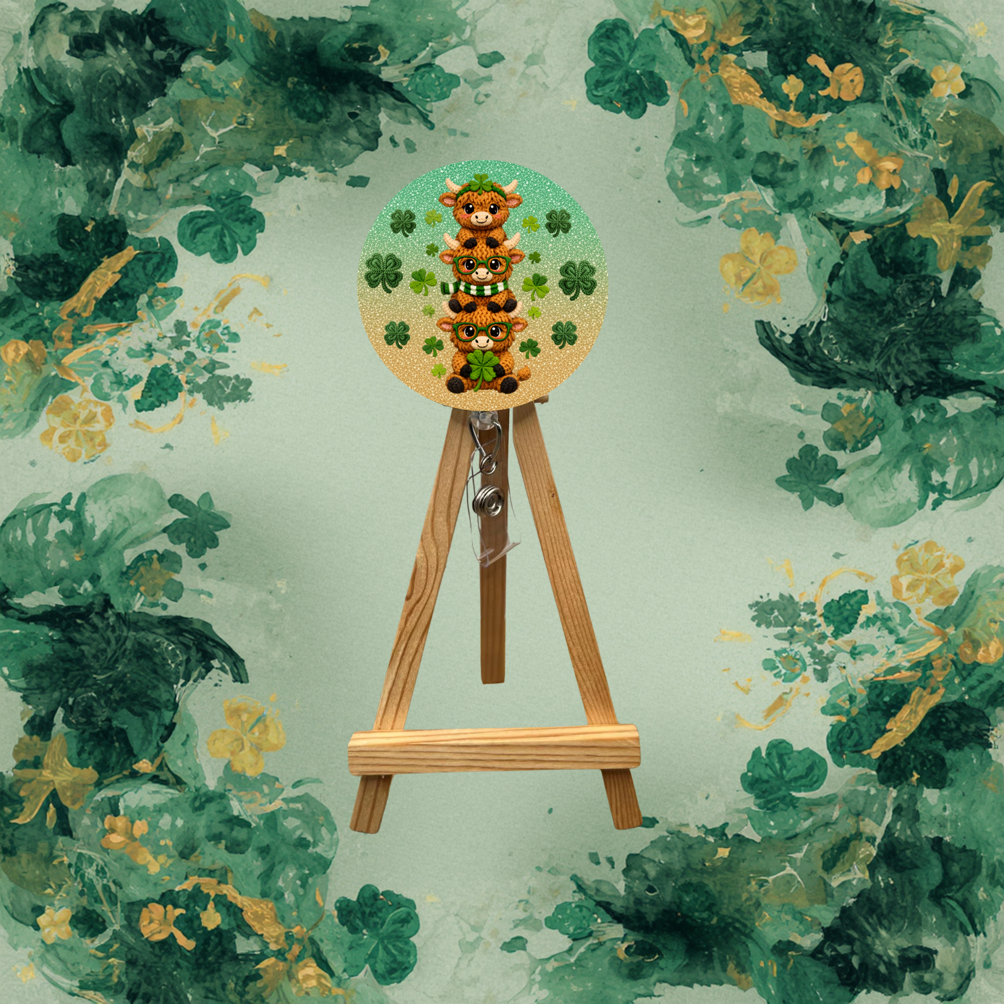 Lucky Charm Badge Pull for St. Patrick’s Day