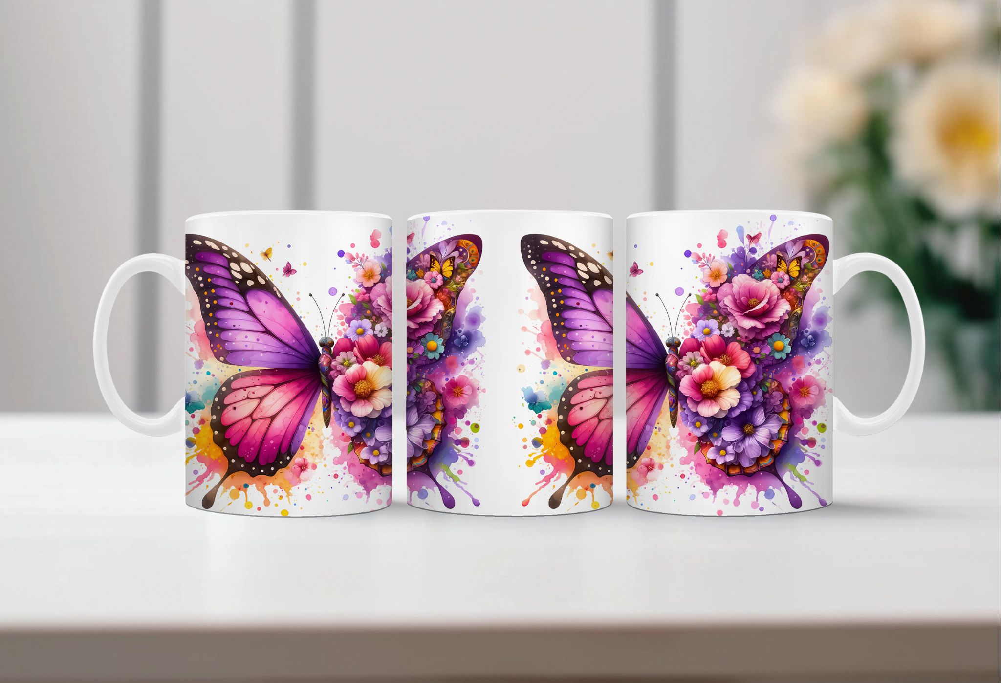 Butterfly Mugs. Two Sizes and Multiple images to choose from.