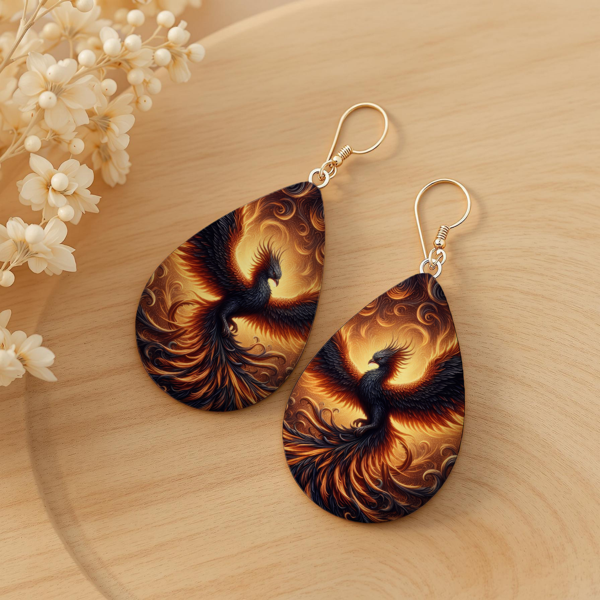 Phoenix Teardrop Earrings