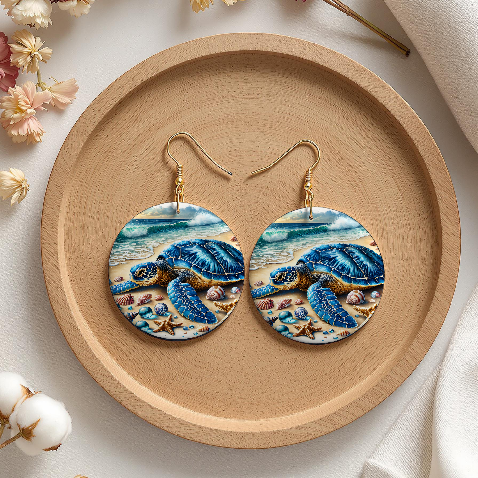 Sea Turtle Earrings — Choose Your Design