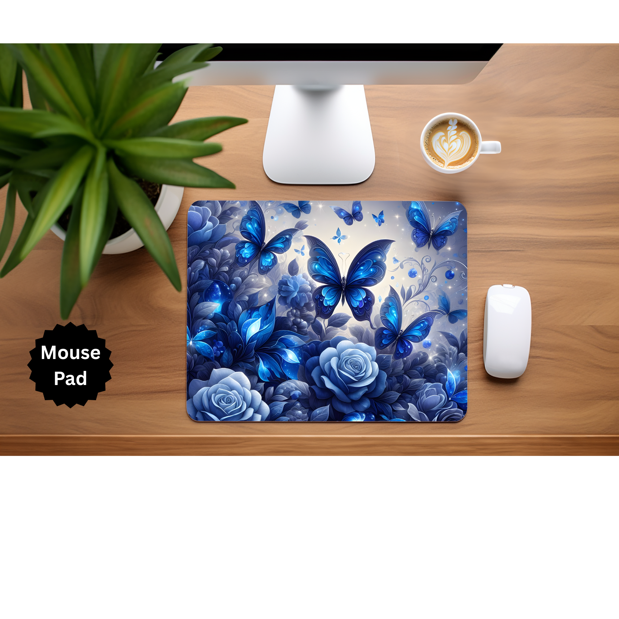 Butterfly mouse pad