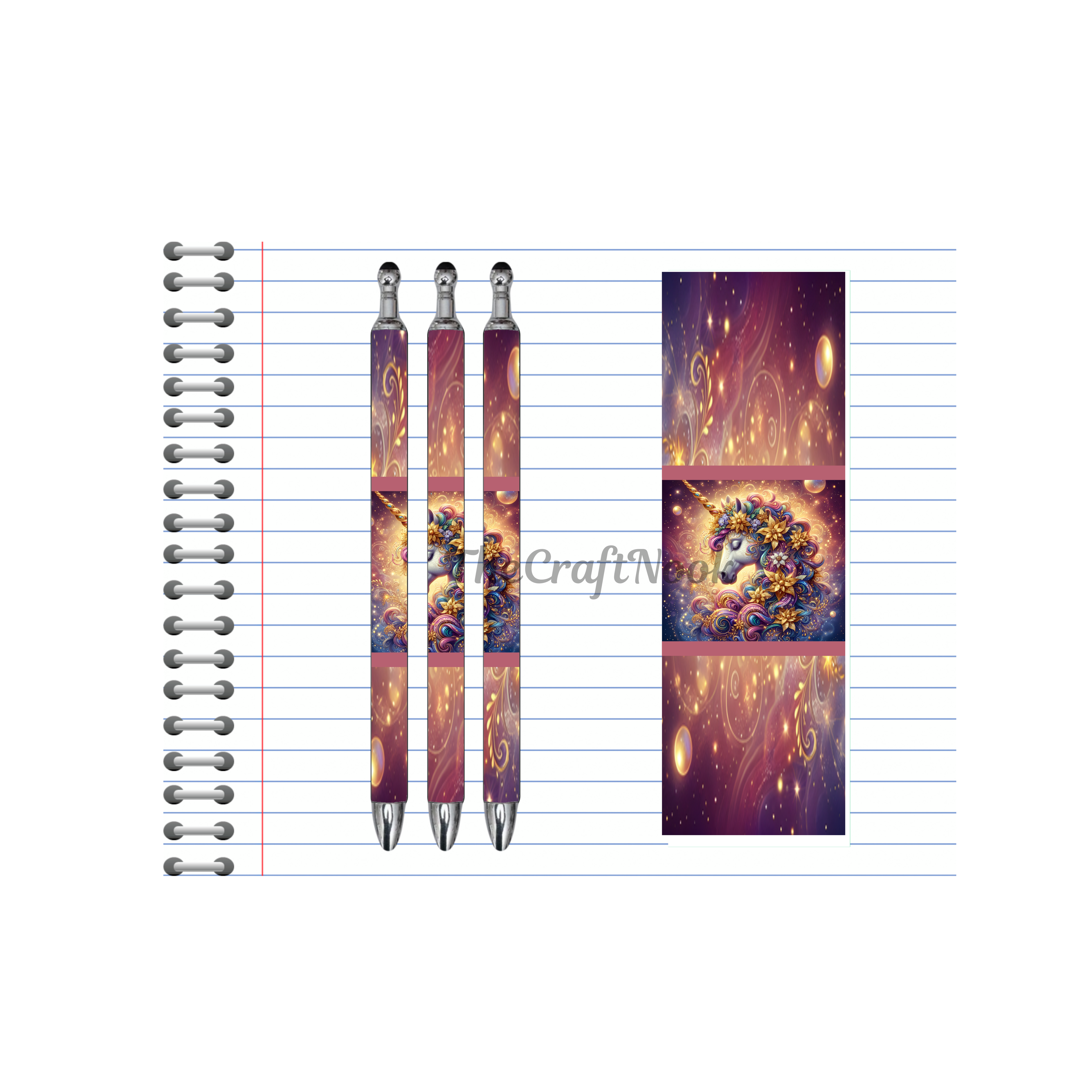Refillable Pens, Unicorn Images multiple options and Images available.
