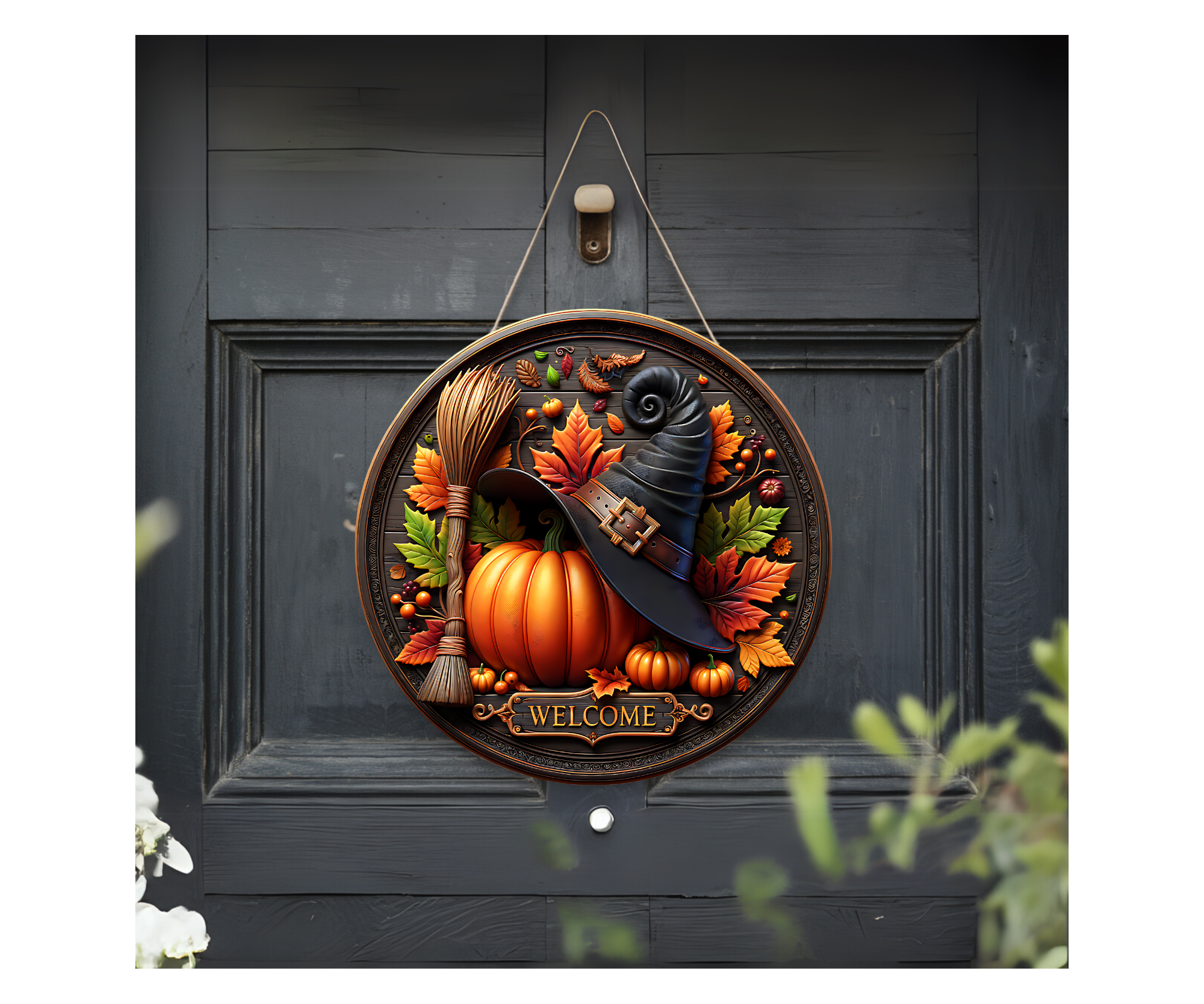 Spooky season Halloween Door signs