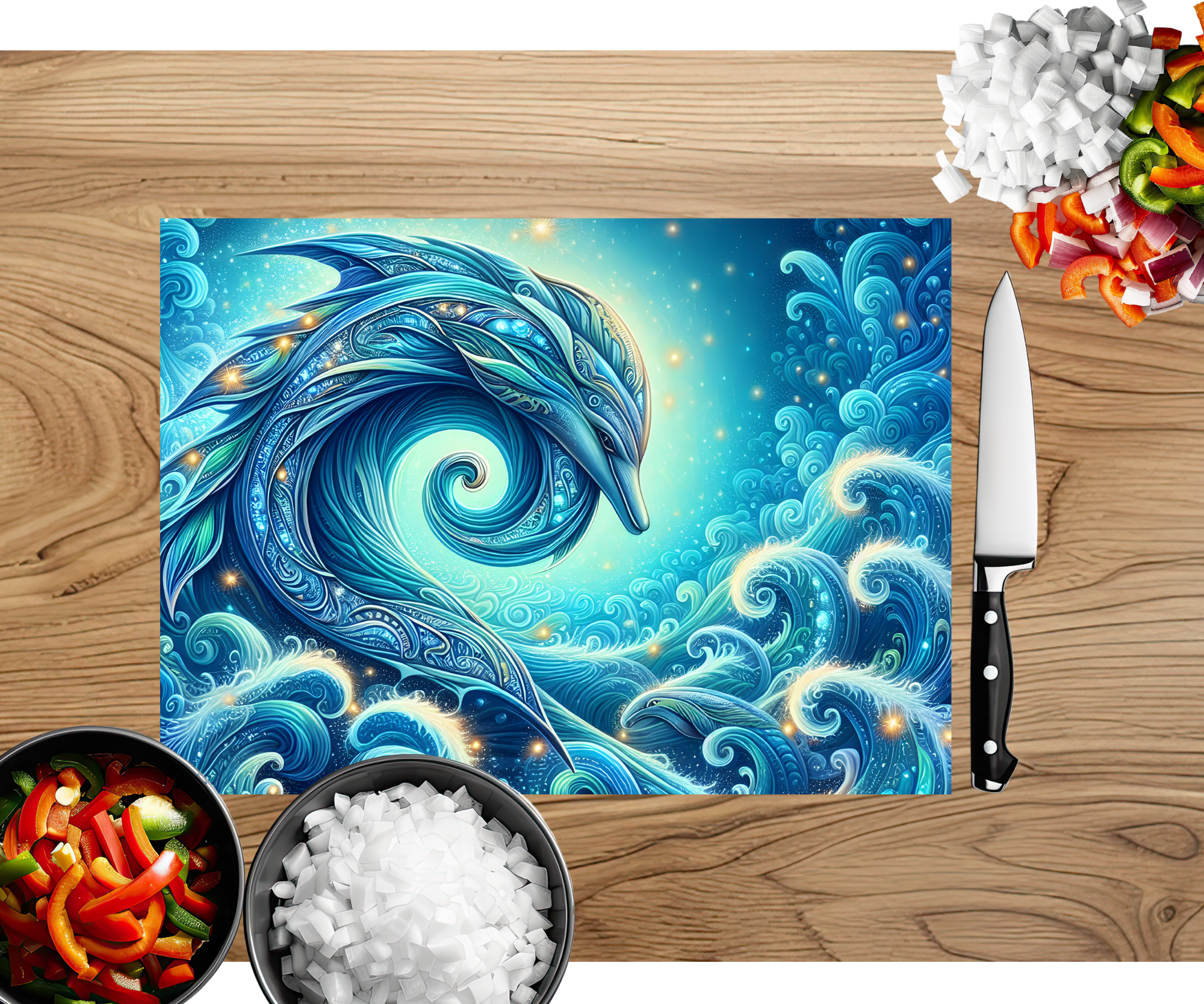 Make a Splash Dolphin Cutting Board