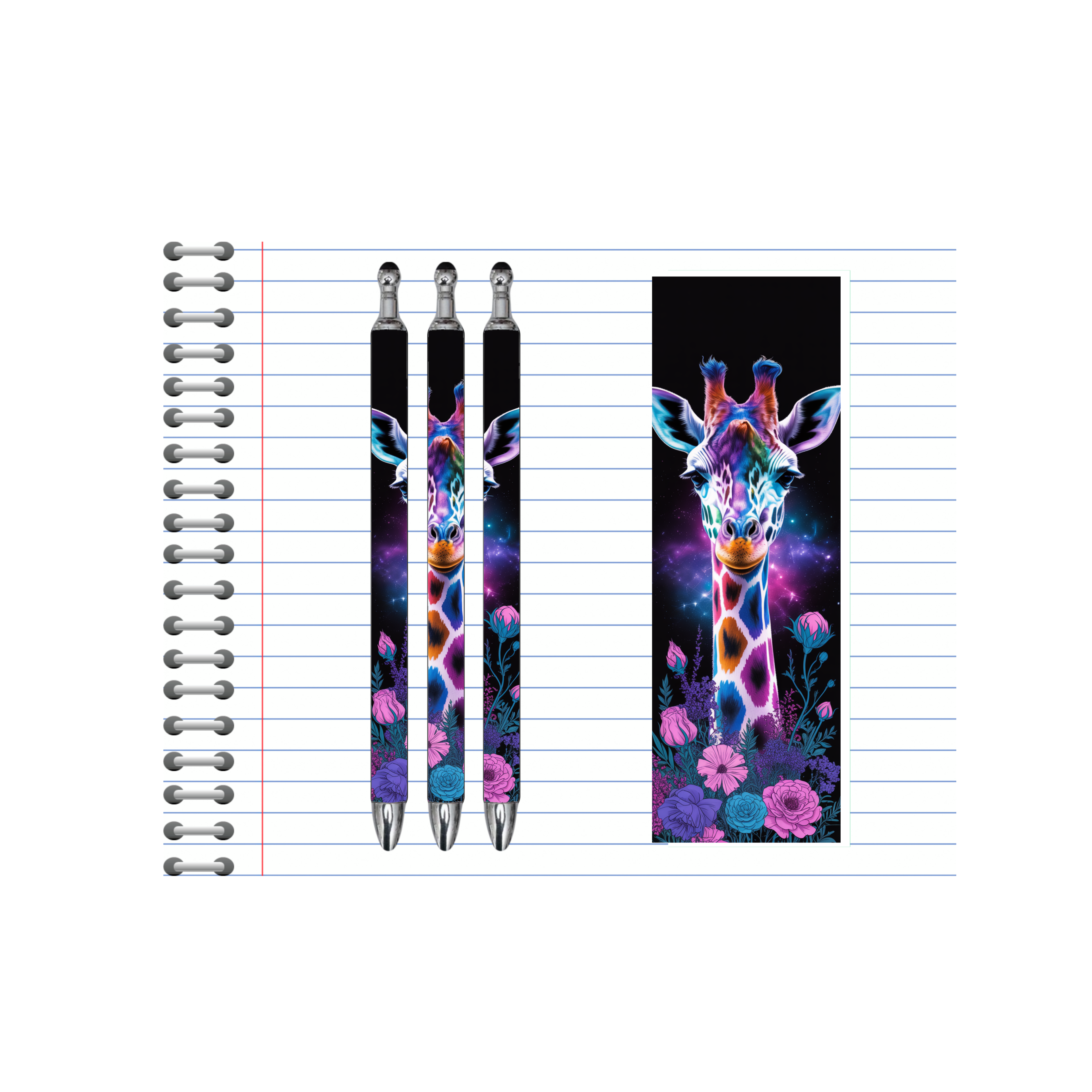 A long‑necked twist on everyday writing, Refillable Pens, Giraffe Images multiple options and Images available.