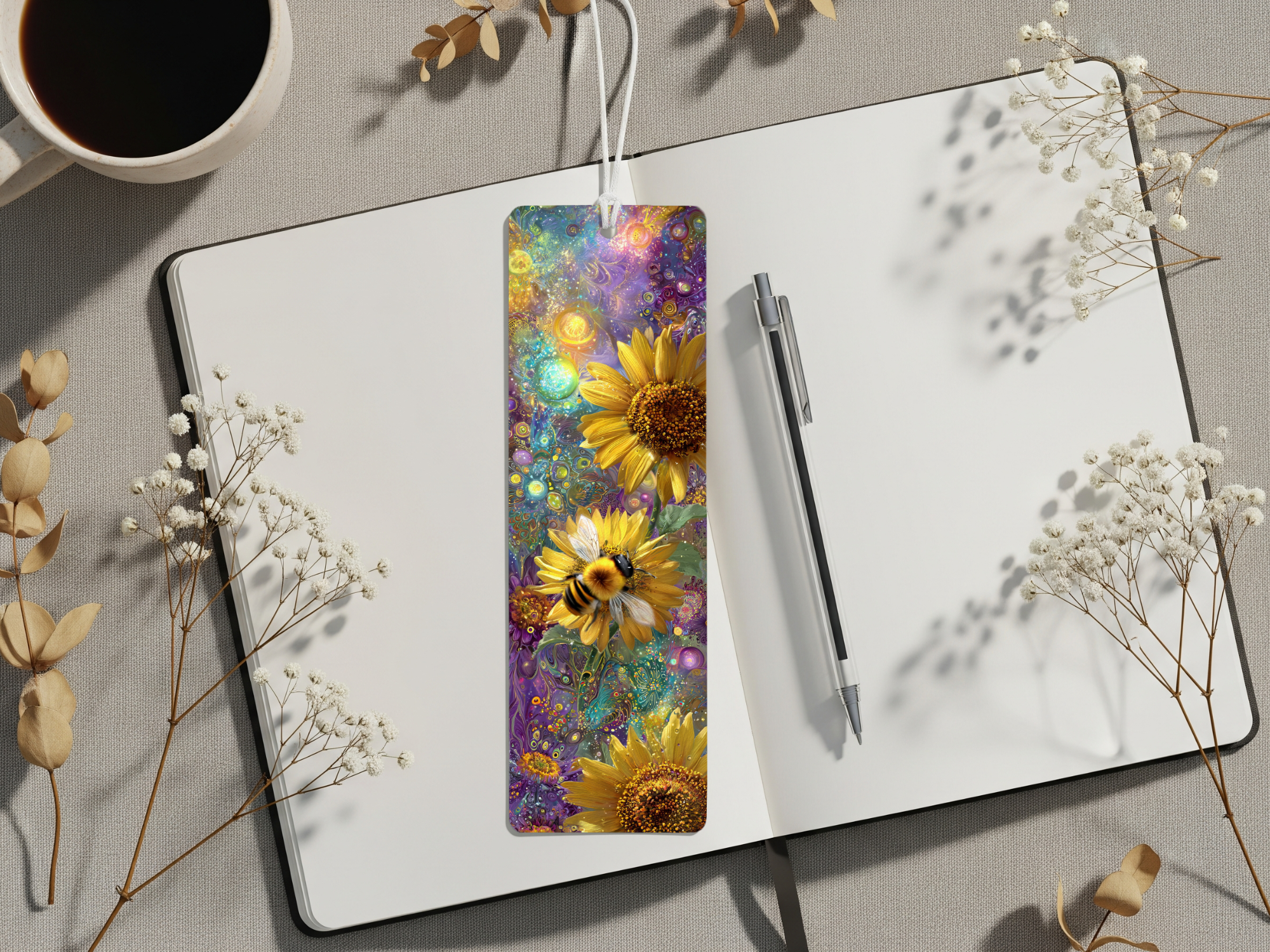 Aluminum Metal Bookmarks, Honeybee Images Make every chapter “bee” sweet! 🐝💛