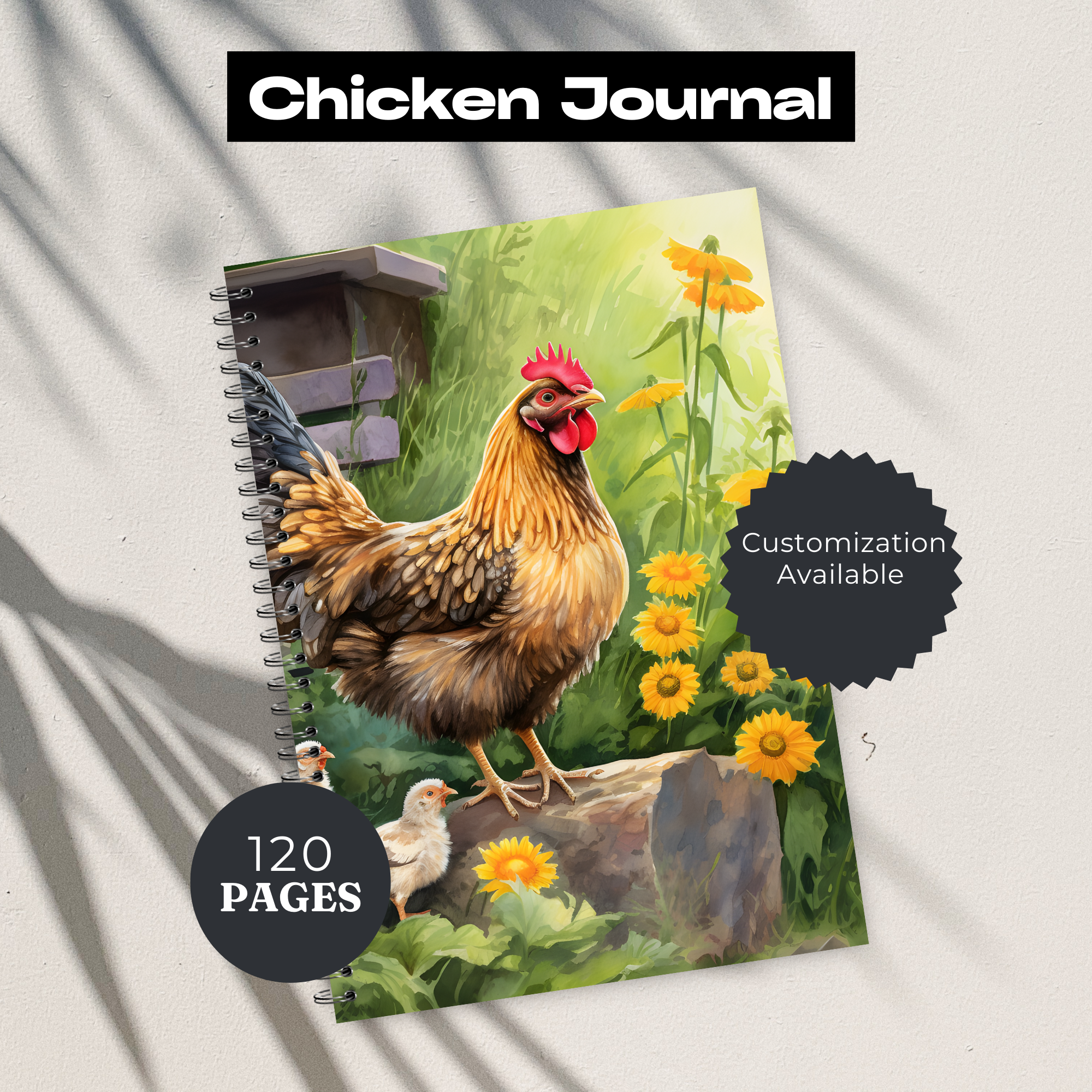 Cluck & Create Chicken Journals