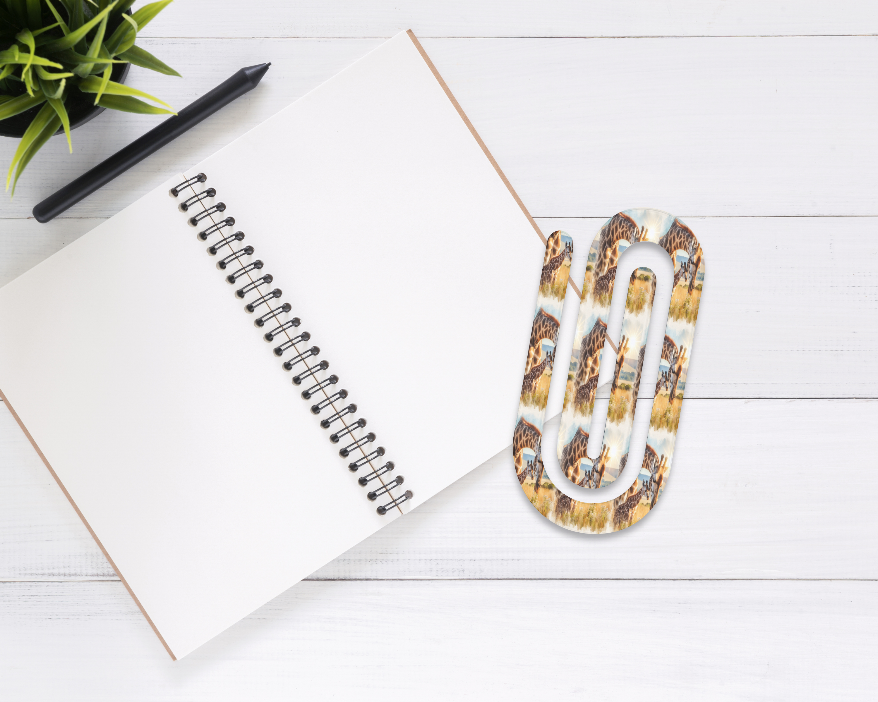 Happy Little Giraffe Planner Clips