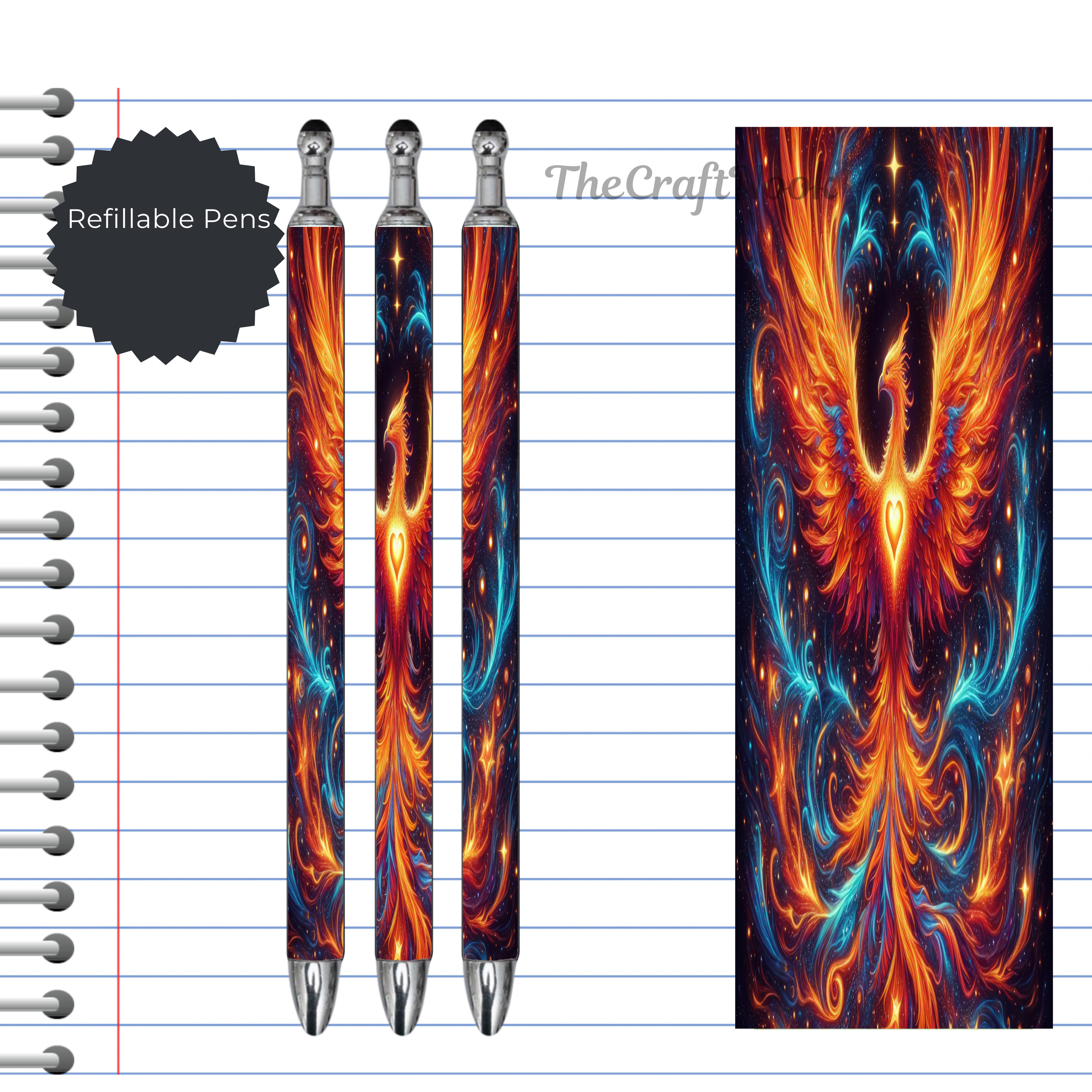 Phoenix Refillable Pens, multiple options and Images available.