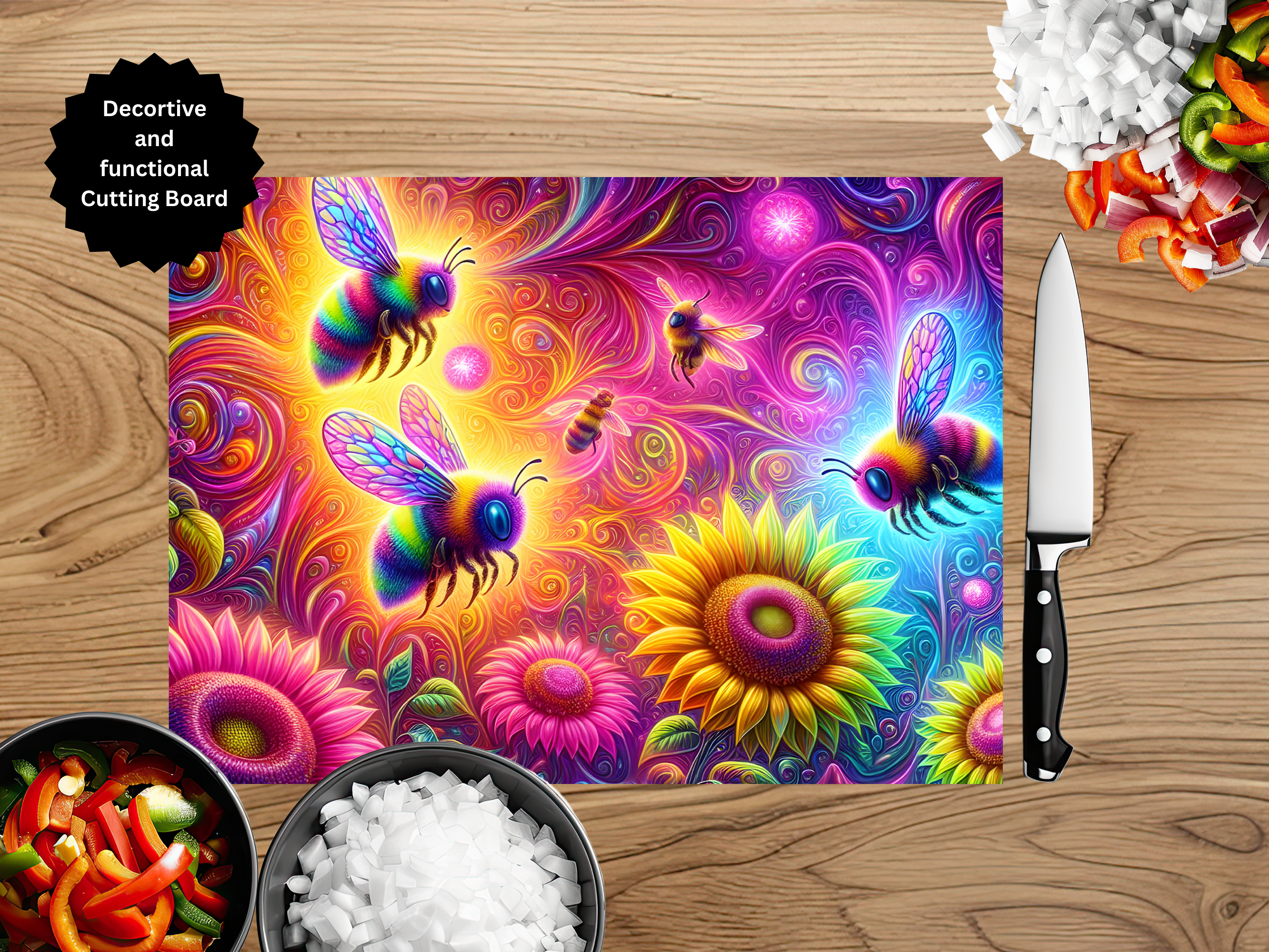 Honeybee Cutting board