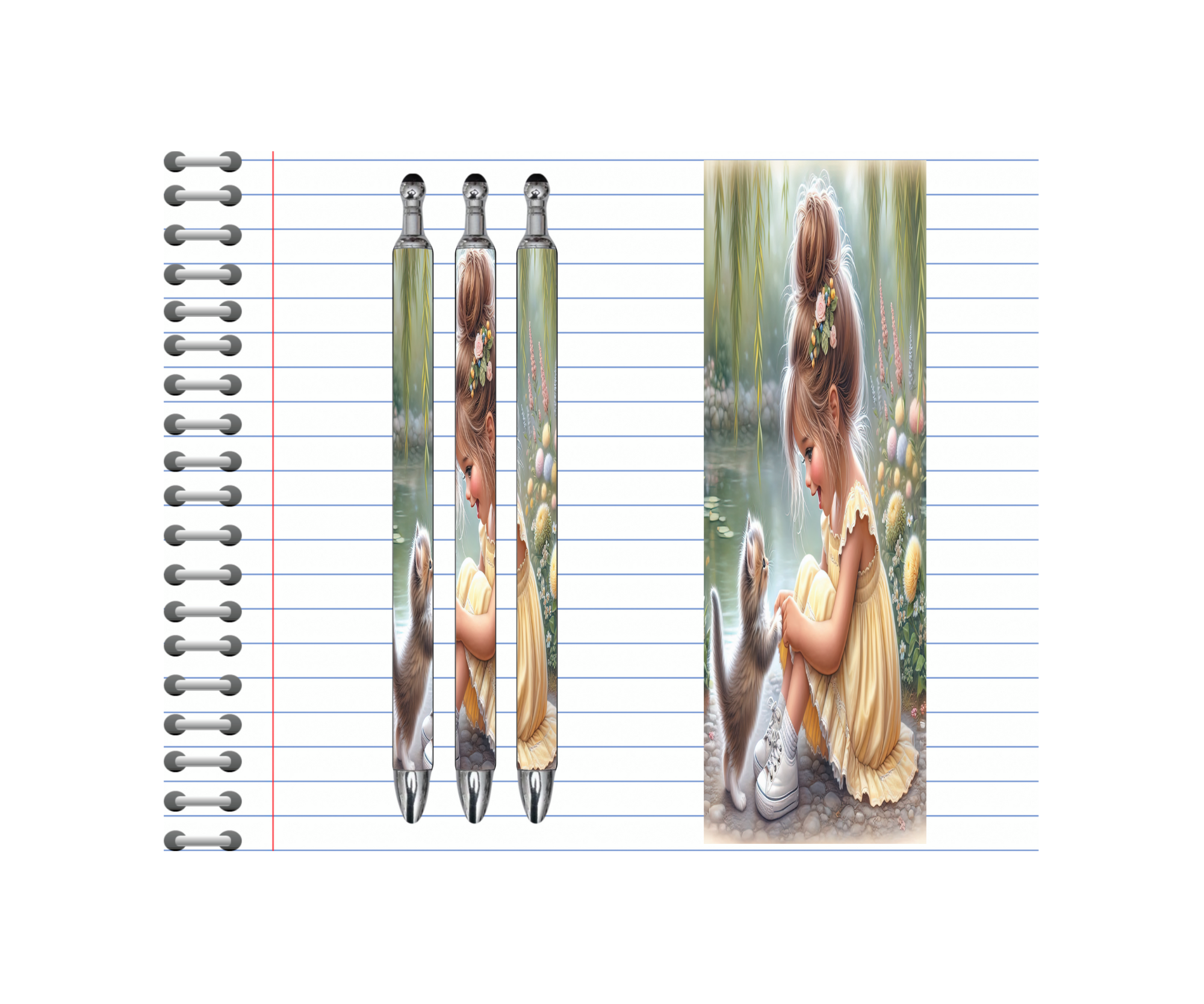 Refillable Pens, Cat Images. Write with a little whiskered charm. Multiple options and Images available.