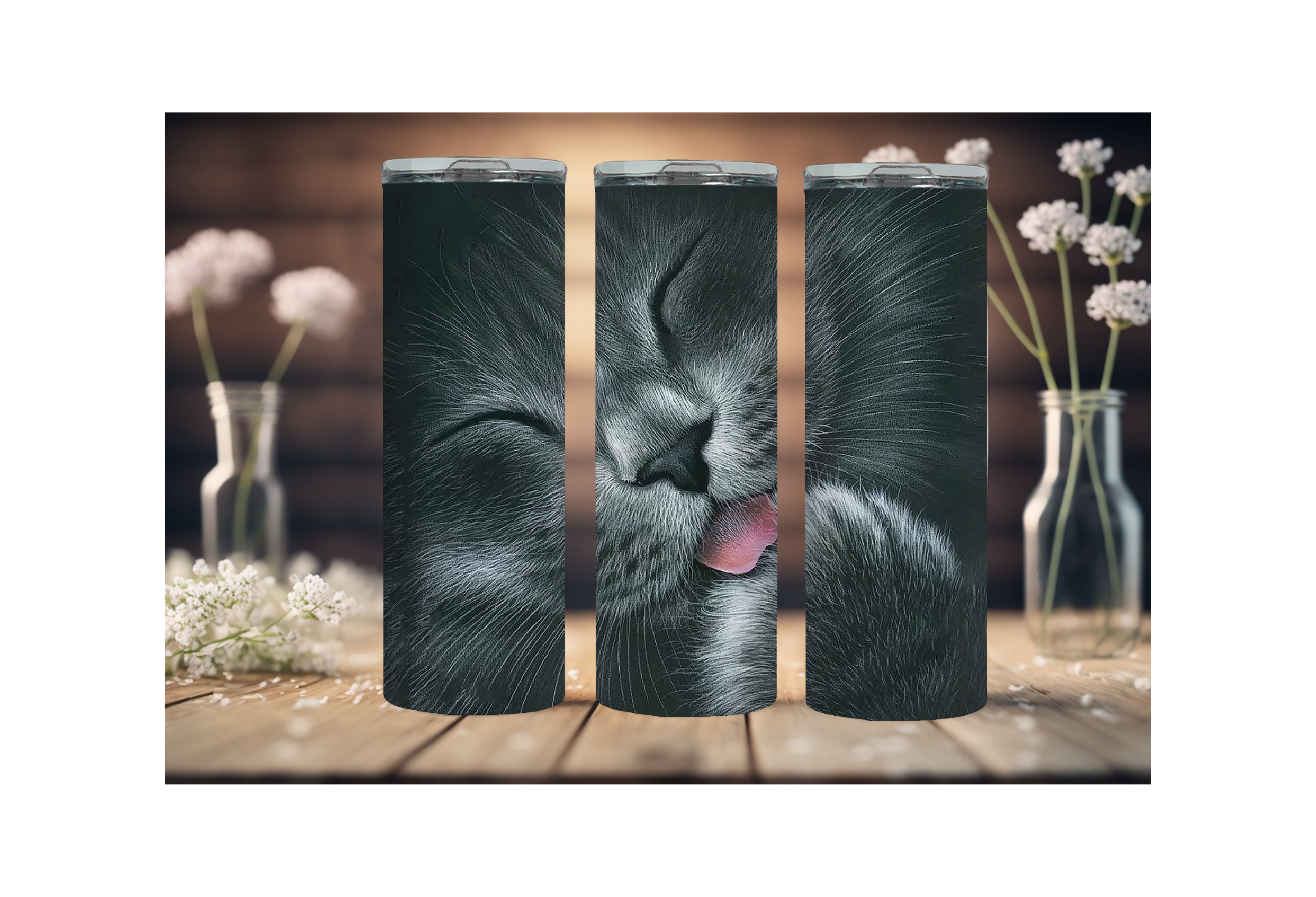 20 oz Sip with Cattitude tumbler
