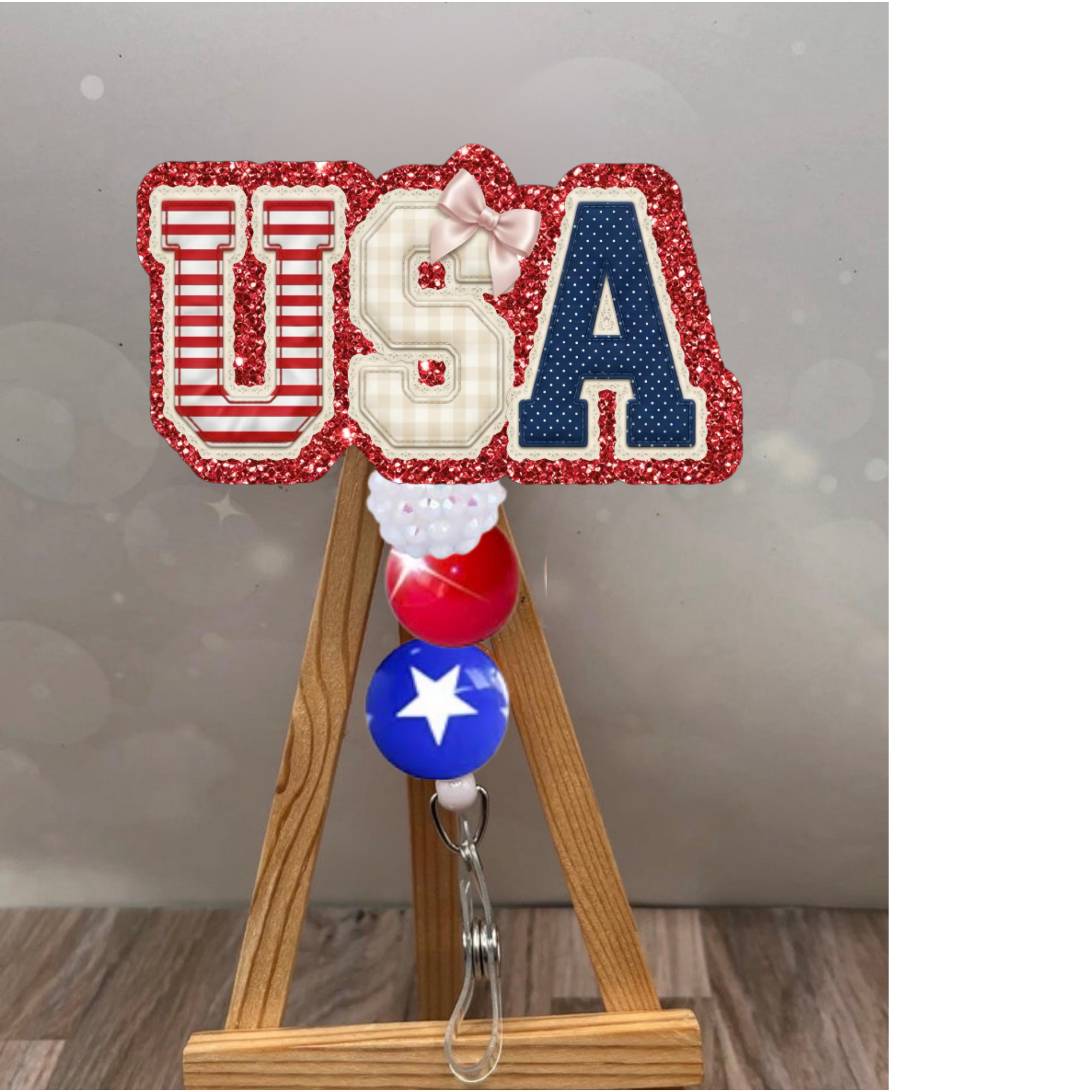 USA Badge Pull