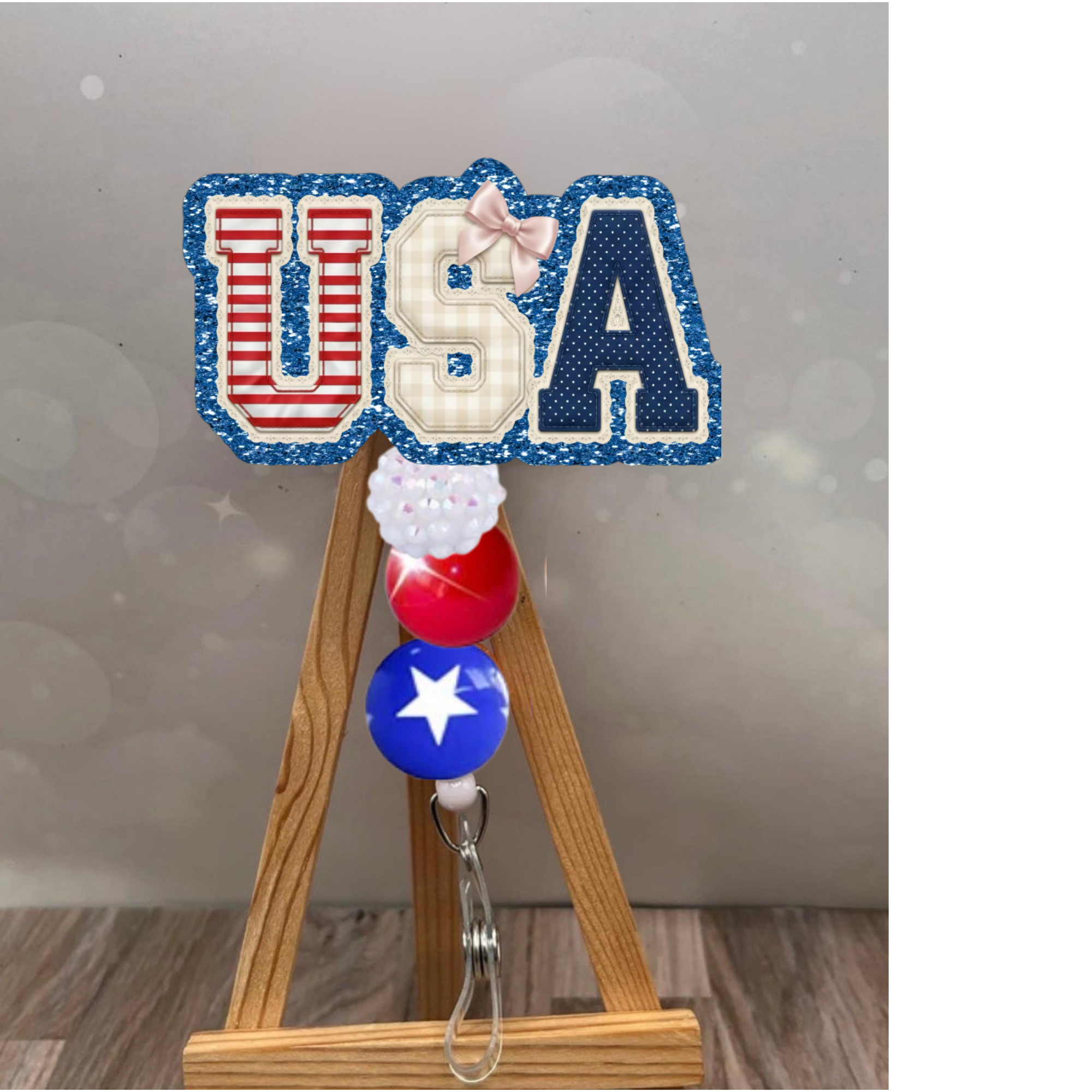 USA Badge Pull