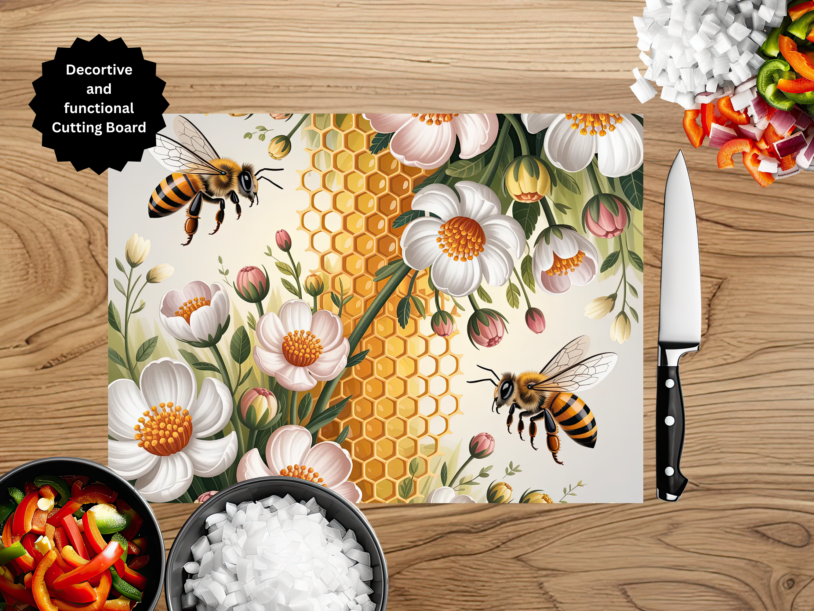 Honeybee Cutting board